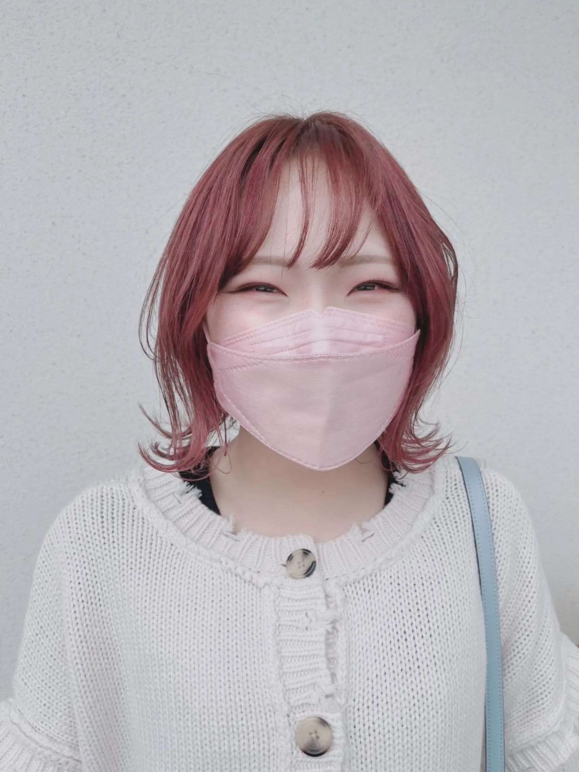 ミディアム くびれヘア 小顔カット SORA所属・ＳＯＲＡ Ｉｉｅのヘアスタイル