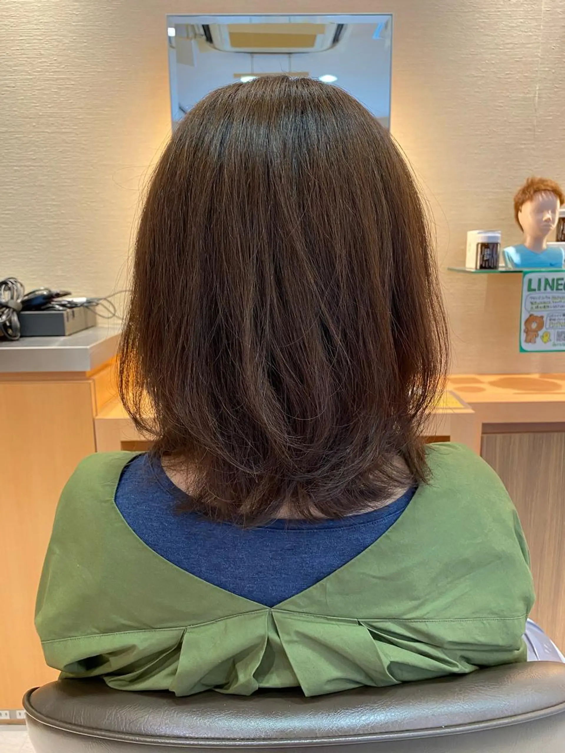 ミディアム カラー 🟢NEGi🟣 🫧髪質改善のヘアスタイル