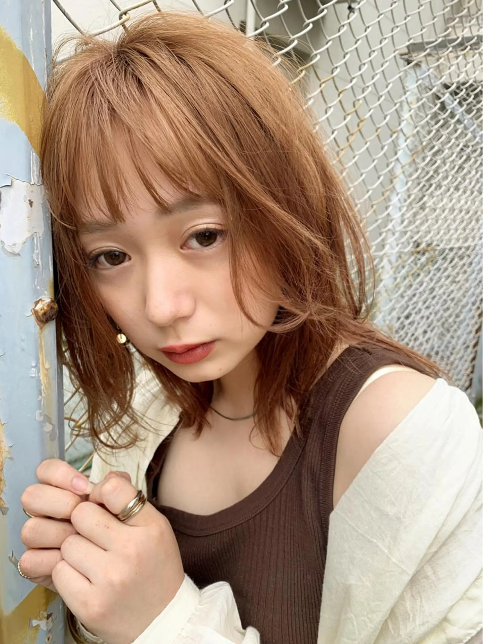 セミロング カラー ヘアアレンジ 髪質改善/縮毛/新宿 🫧SUZUKA🫧のヘアスタイル