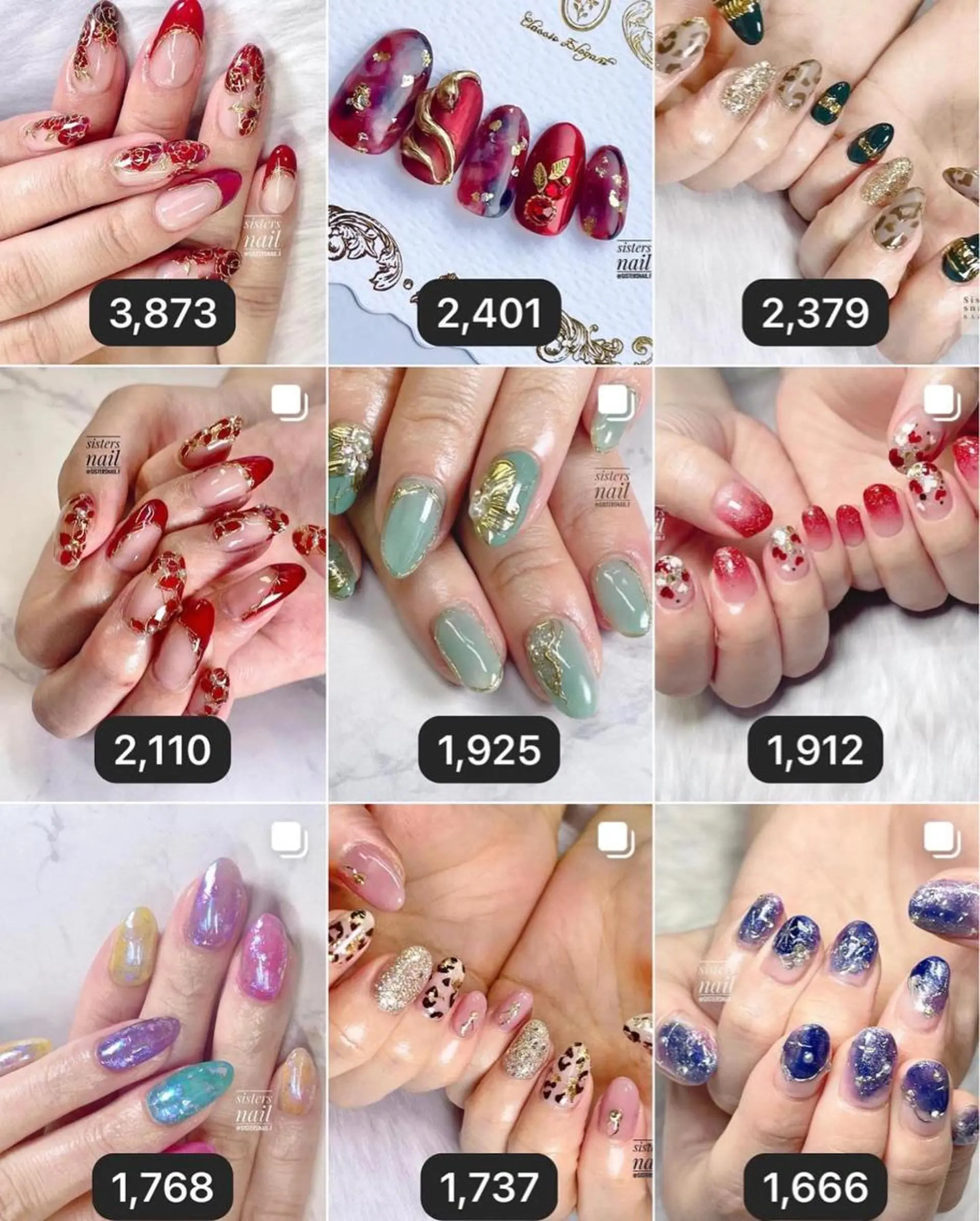 ネイル sisters nail.fのネイルデザイン