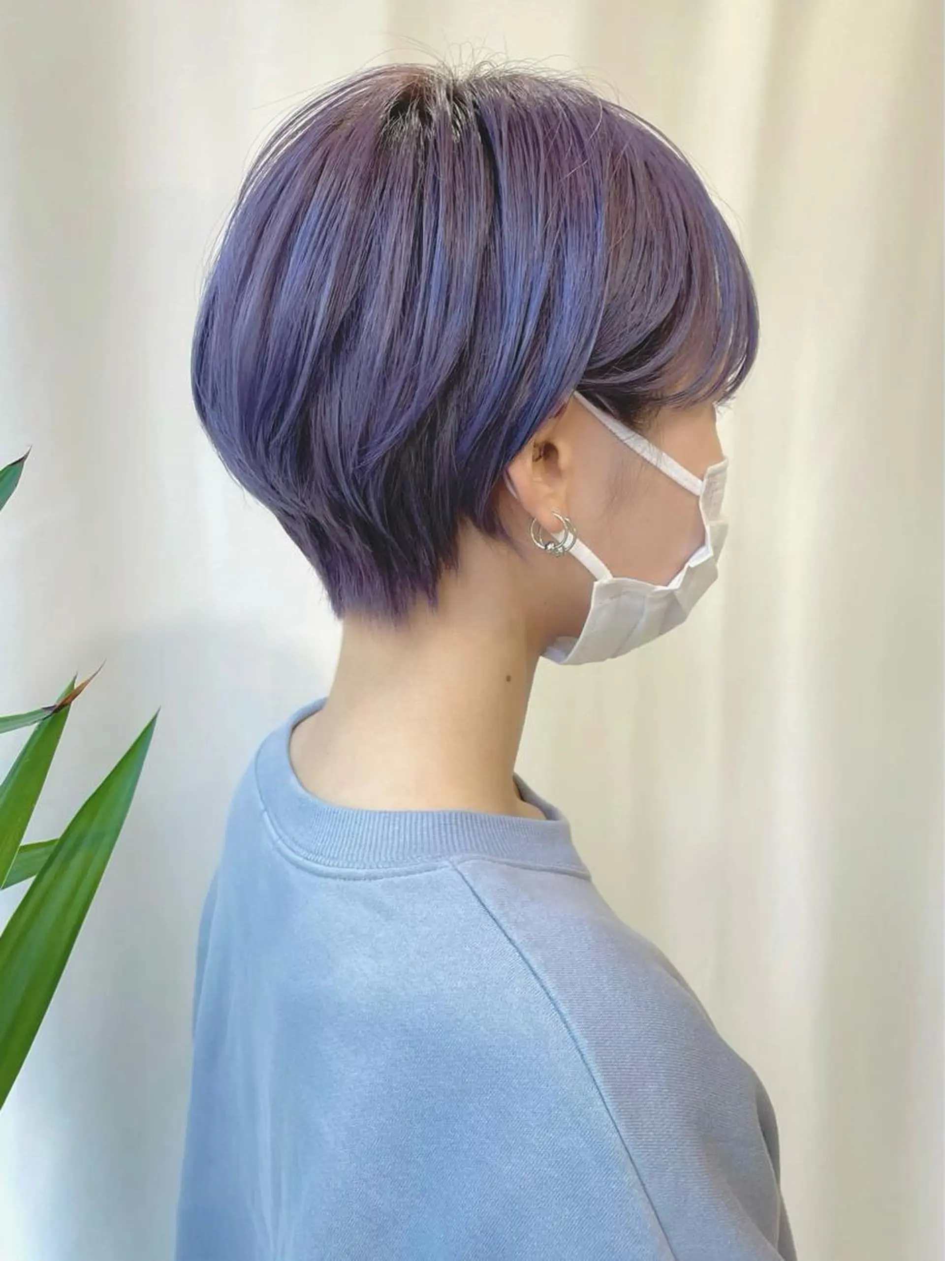 ショート カラー ブリーチ ブルーカラー ショートヘア カット ヘアカラー VIRETTA所属・VIRETTA 【ヴィレッタ】のヘアスタイル