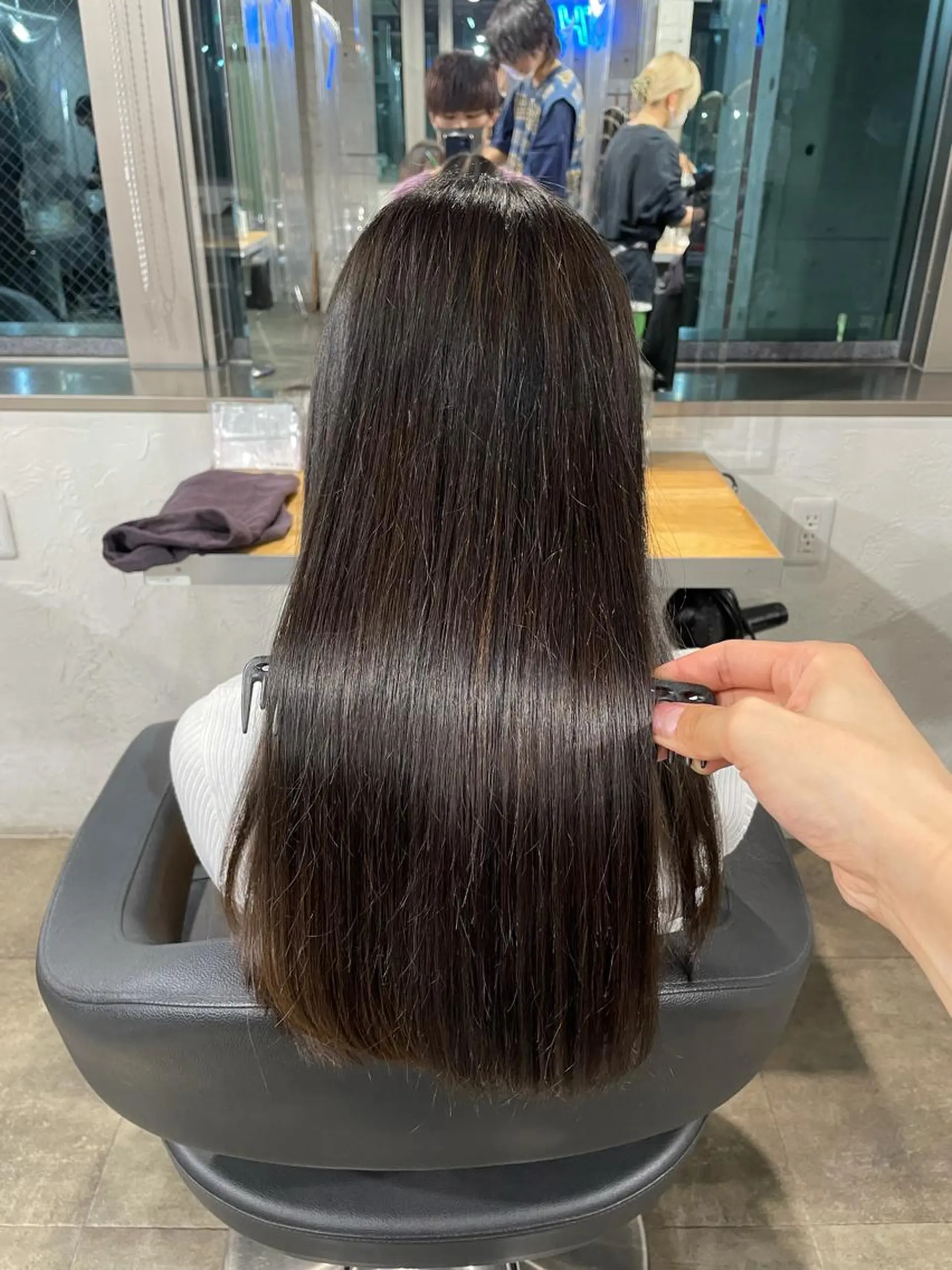 セミロング カラー ベージュカラー💖 やすひろのヘアスタイル