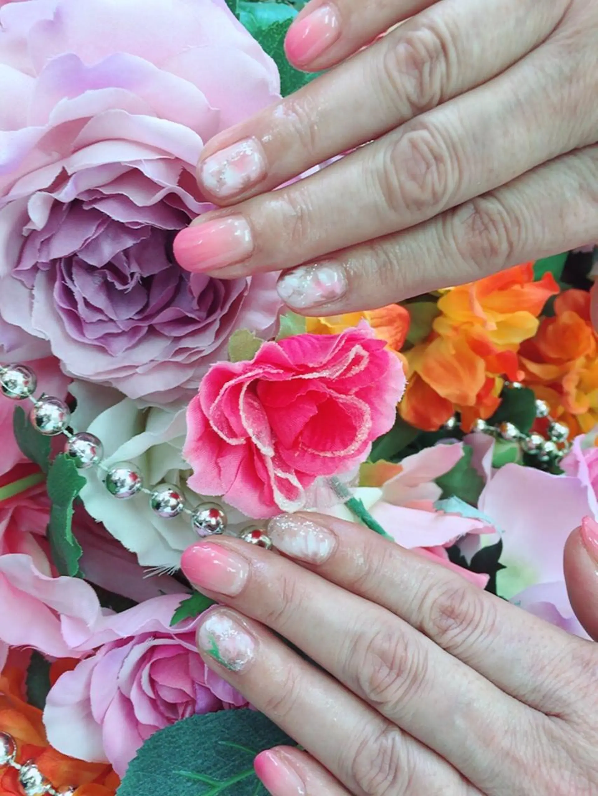 ネイル フラワーネイル CHERIMO【lalaLaLa】所属・CHERIMO シェリモのネイルデザイン