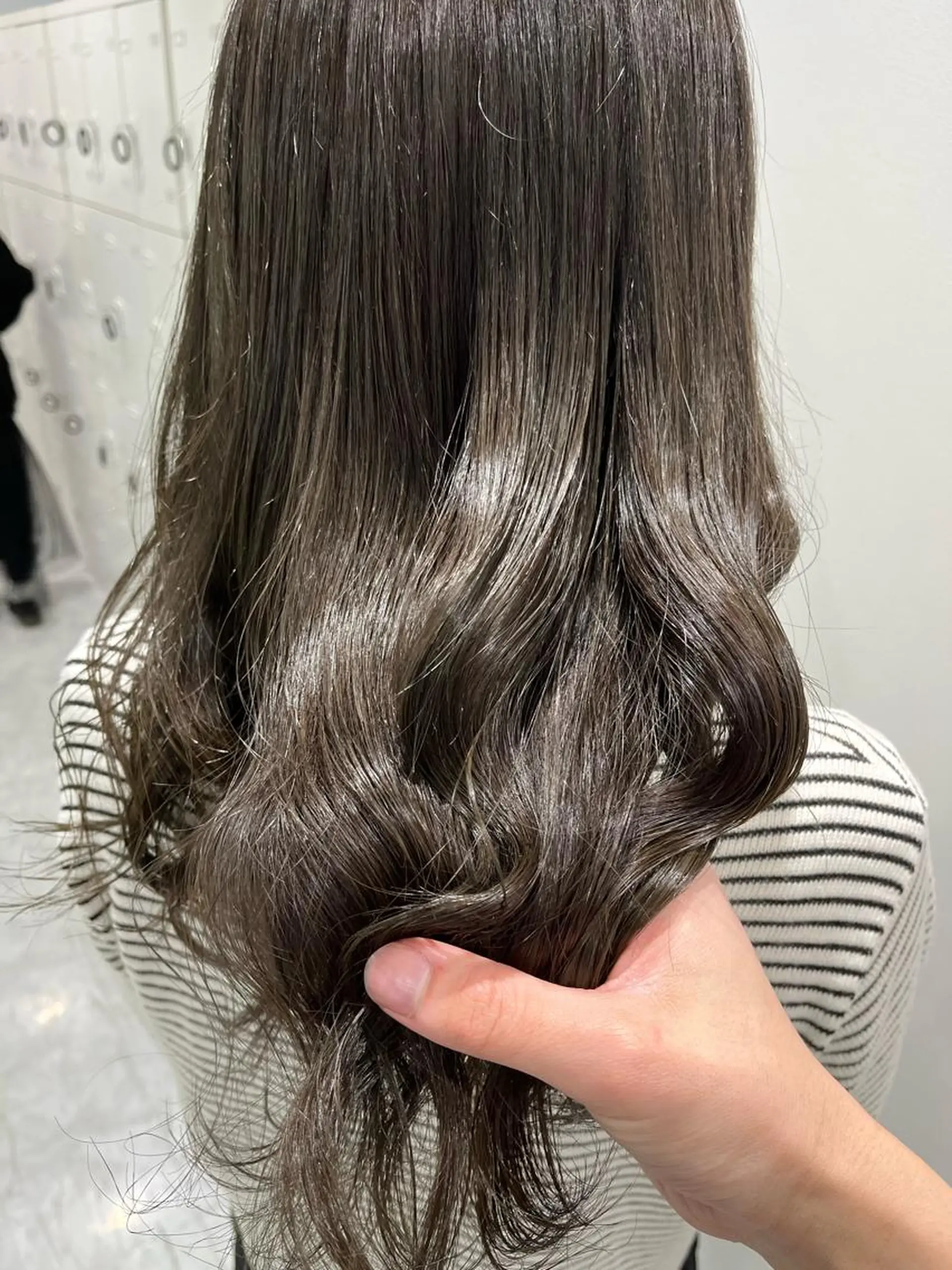 ロング ヘアカラー I S所属・🌿透明感カラー‪ 縮毛矯正✨かずきのヘアスタイル