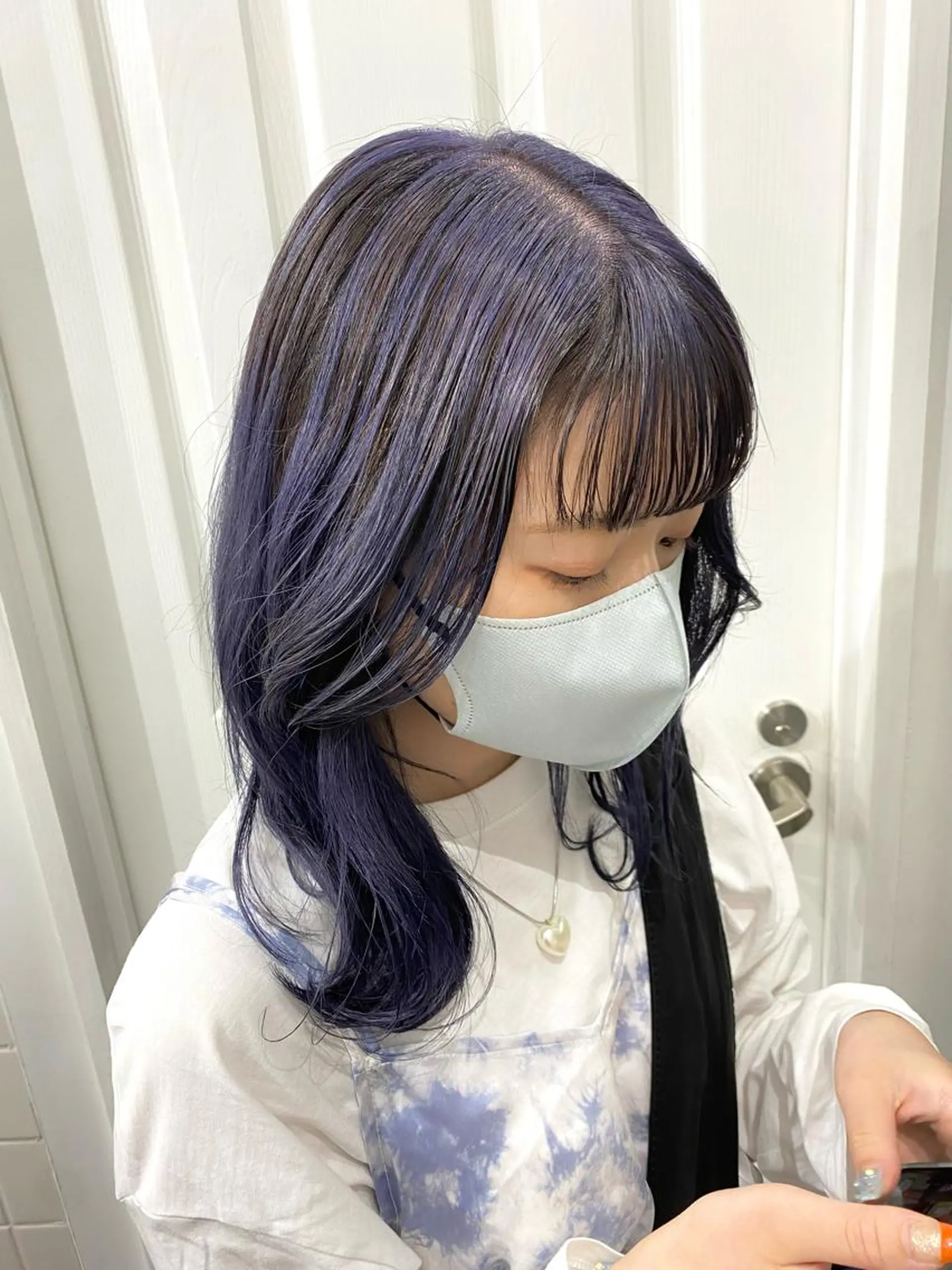 ミディアム カラー ヘアカラー トリートメント ヘアセット kai .のヘアスタイル