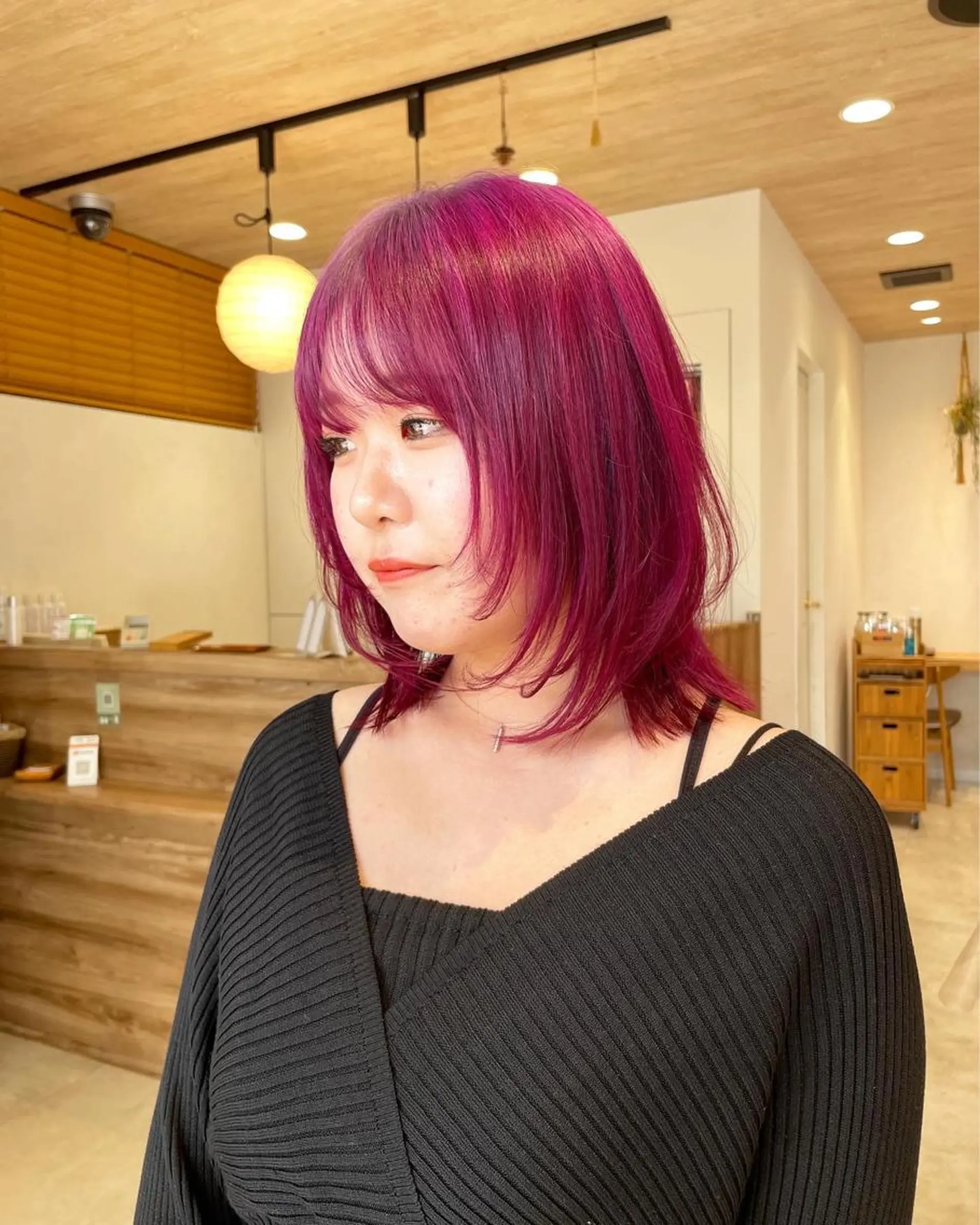 ショート カラー 似合わせ レイヤー須川のヘアスタイル