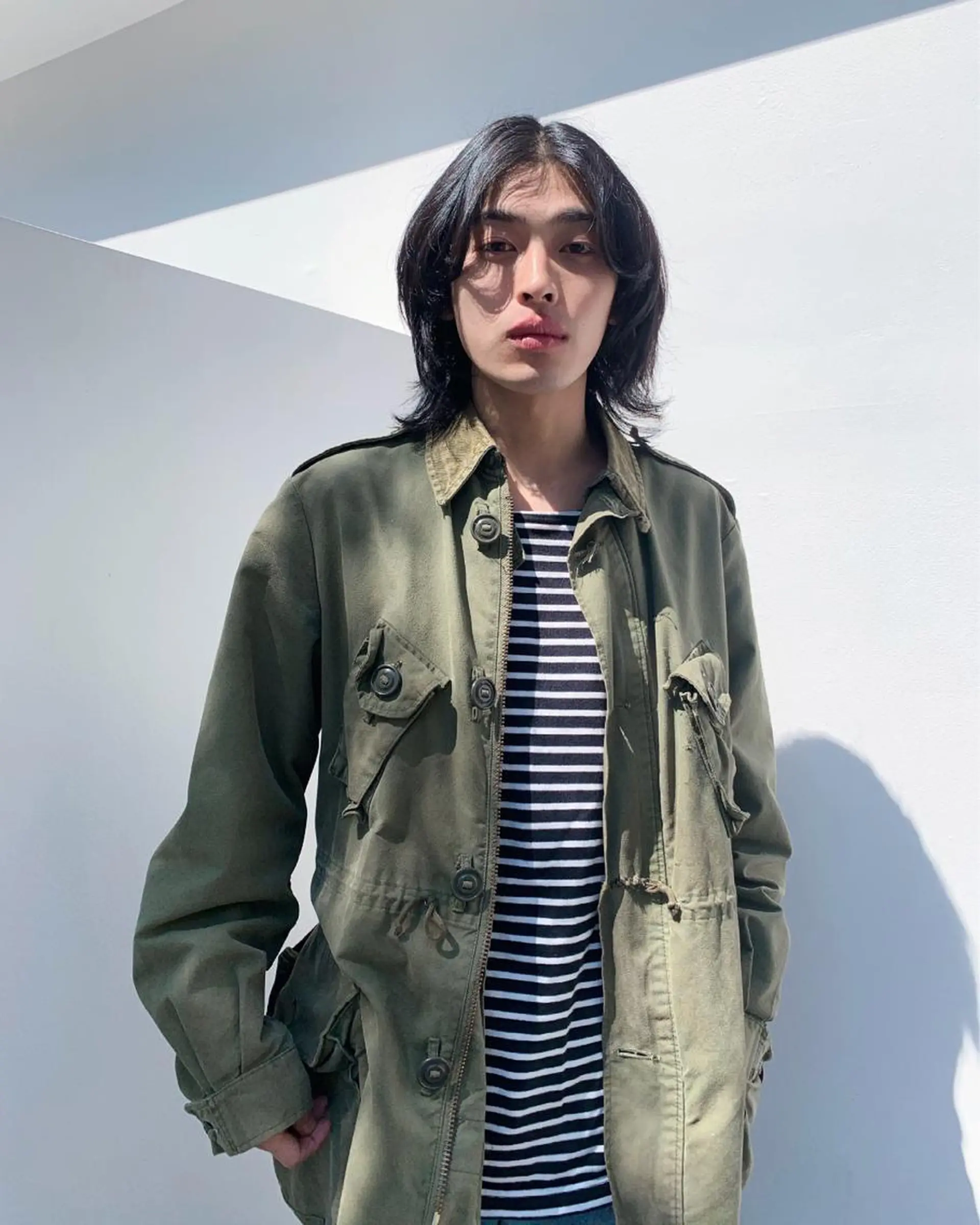 ミディアム メンズ カット トリートメント ヘッドスパ 似合わせカット⚪︎ ／フェイスレイヤーのヘアスタイル