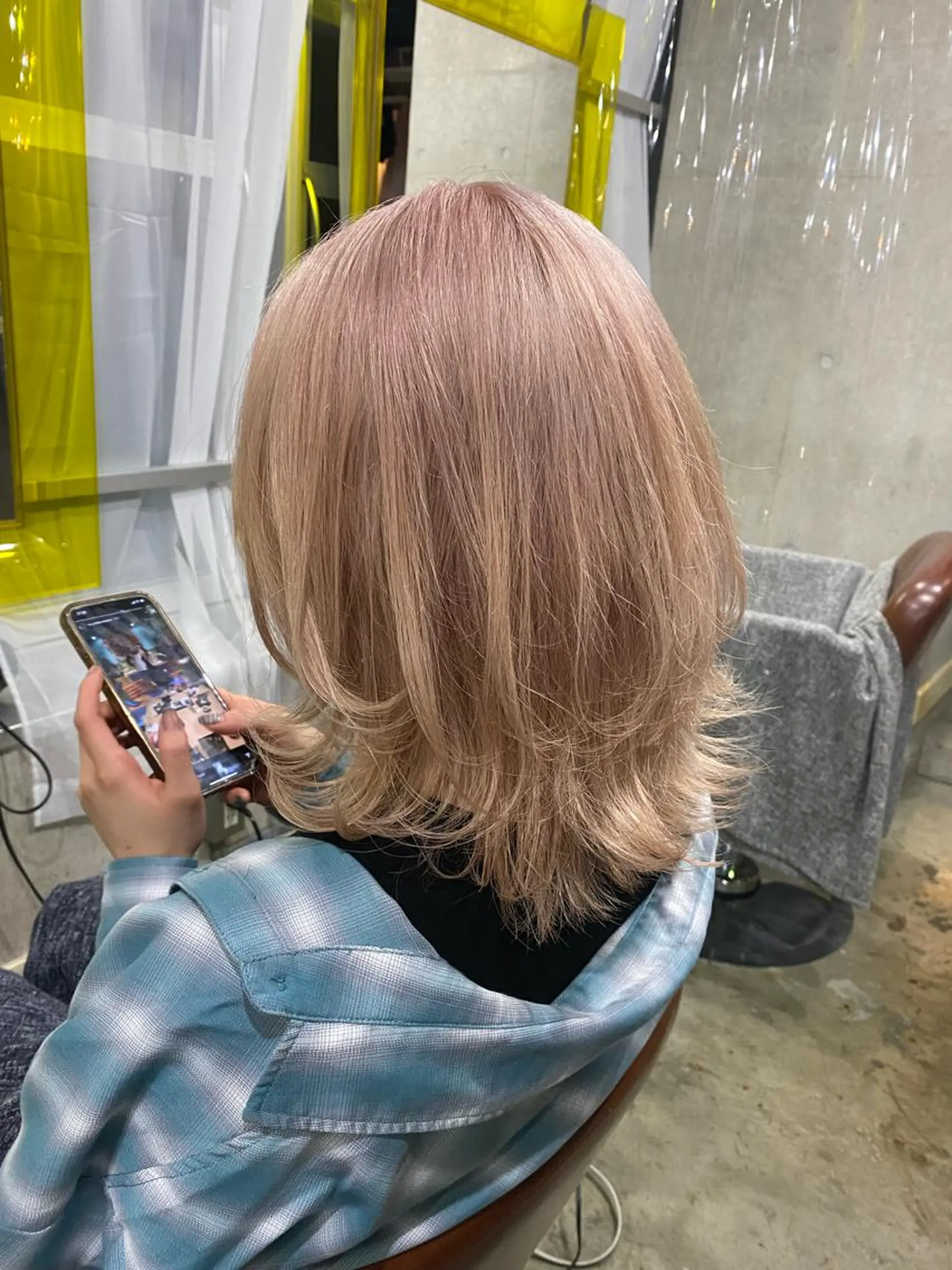 ミディアム カラー ヘアカラー ARUE所属・日出 裕吾のヘアスタイル