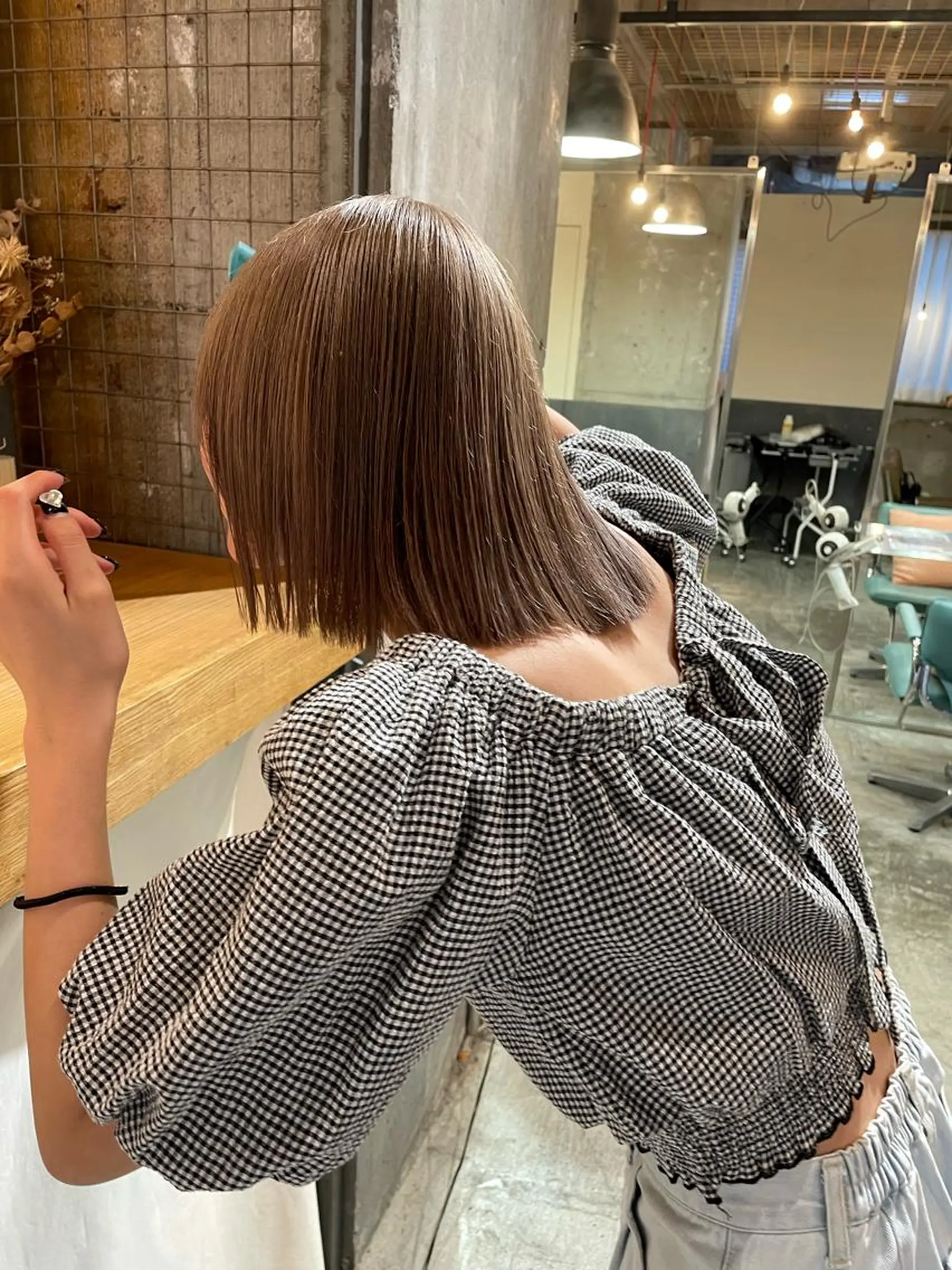 ミディアム カラー ベージュカラー ヘアカラー トリートメント ショートカット募集中 /NAGISAのヘアスタイル
