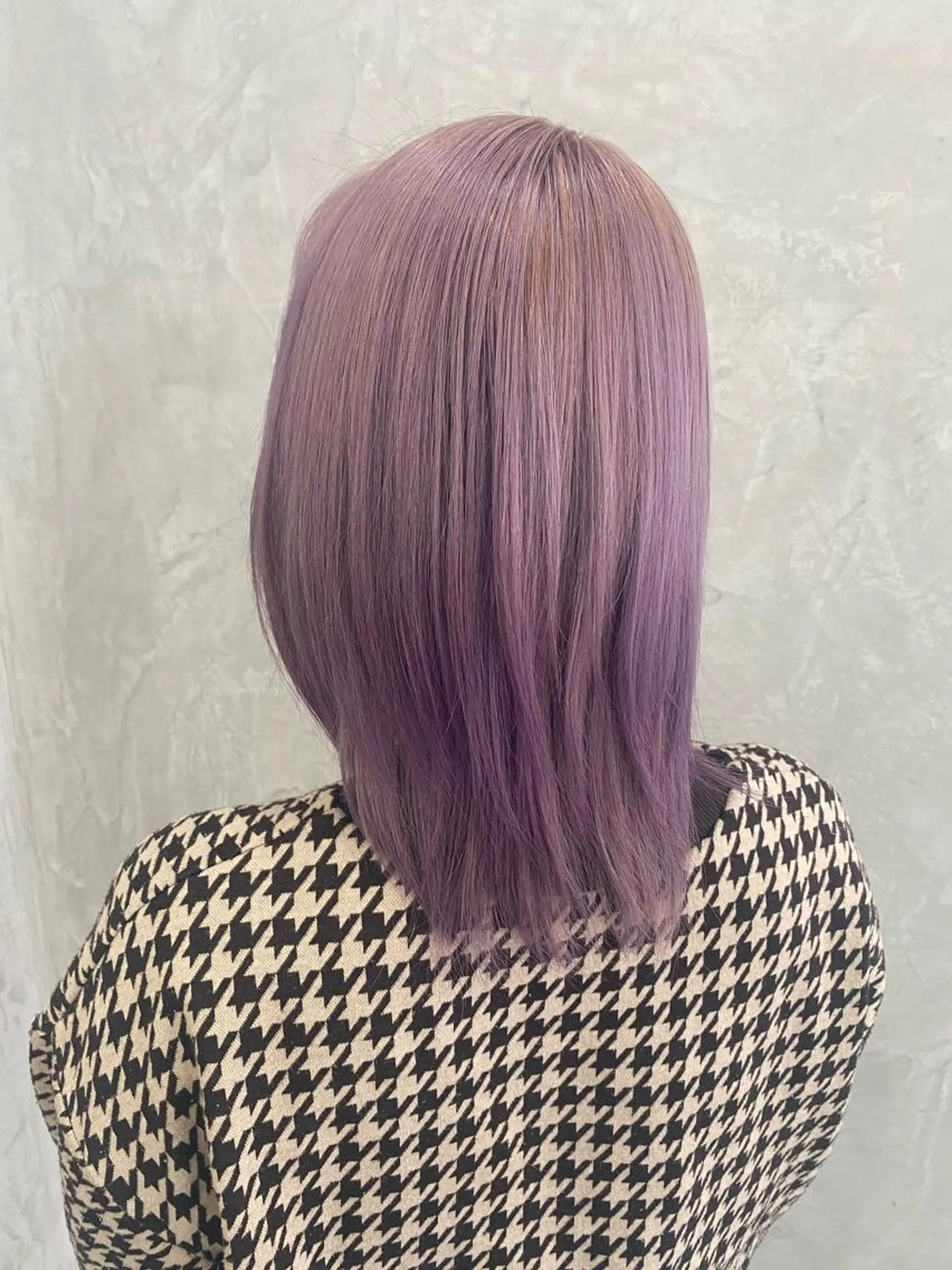 セミロング カラー 佐伯 鼓乃美のヘアスタイル