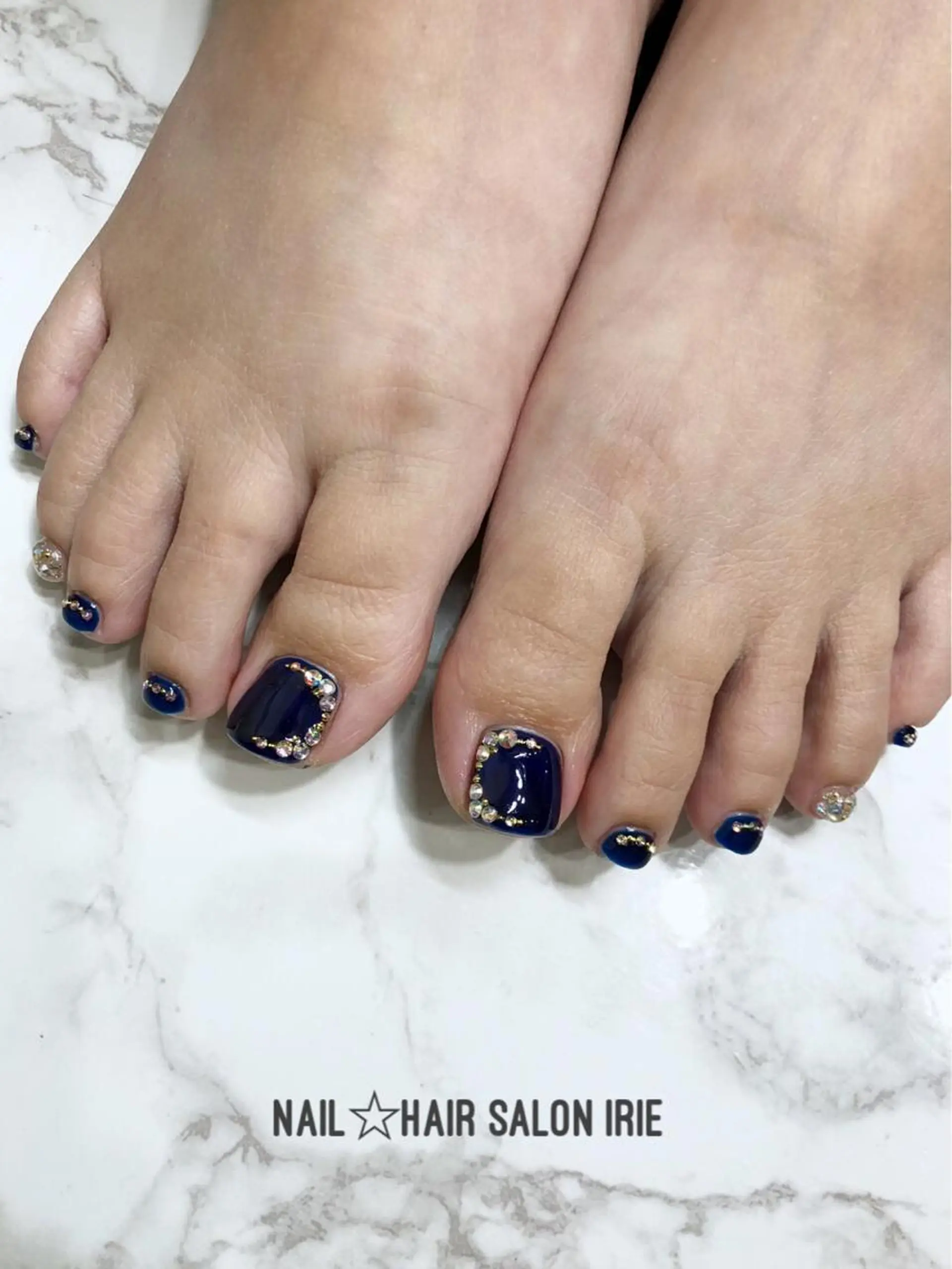 ネイル フットネイル Hair salon Irie所属・與儀 知佳のネイルデザイン