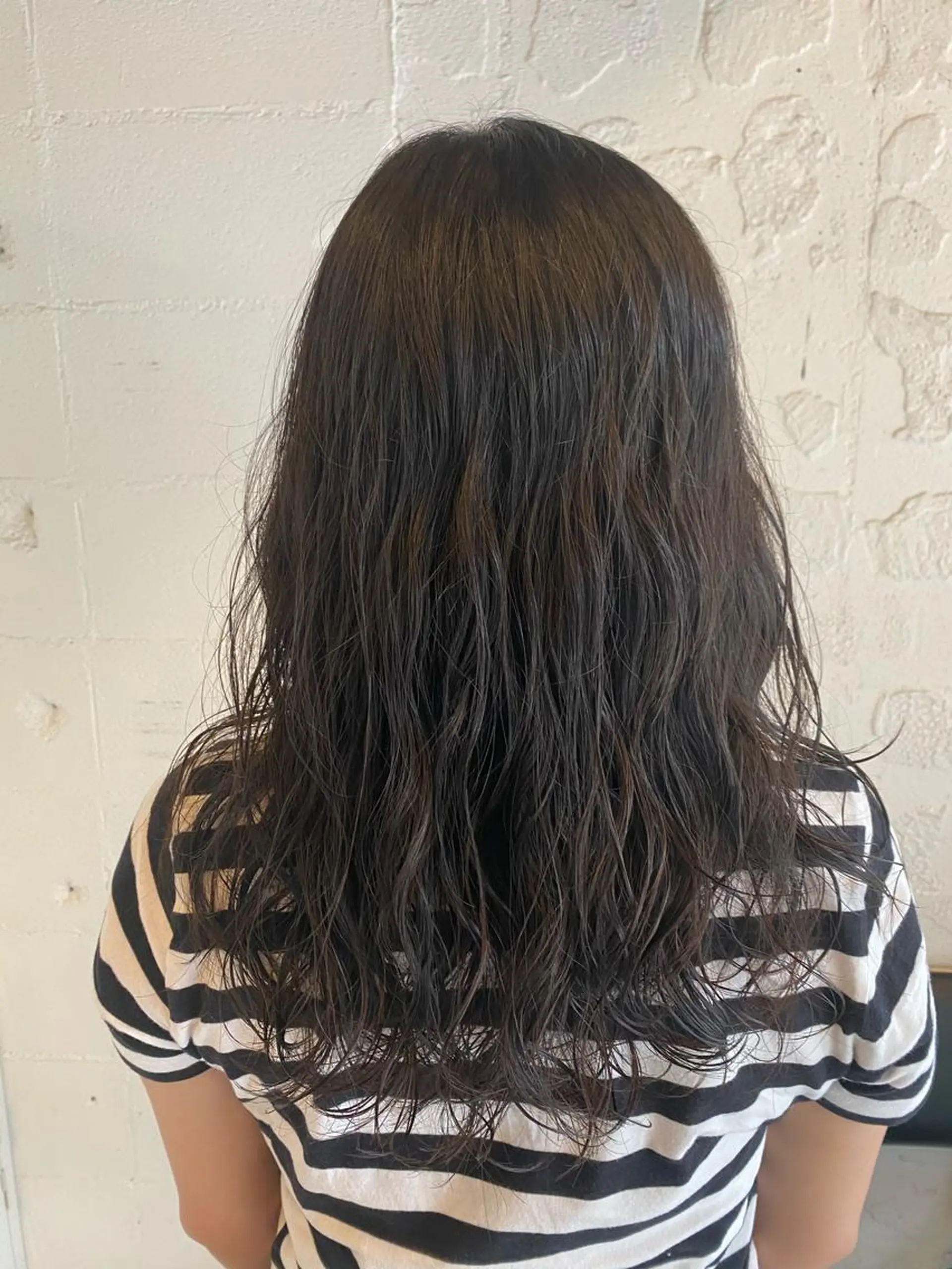 ロング パーマ ヘアアレンジ カット ヘアカラー satsuki 暖色・ブラウンカラーのヘアスタイル