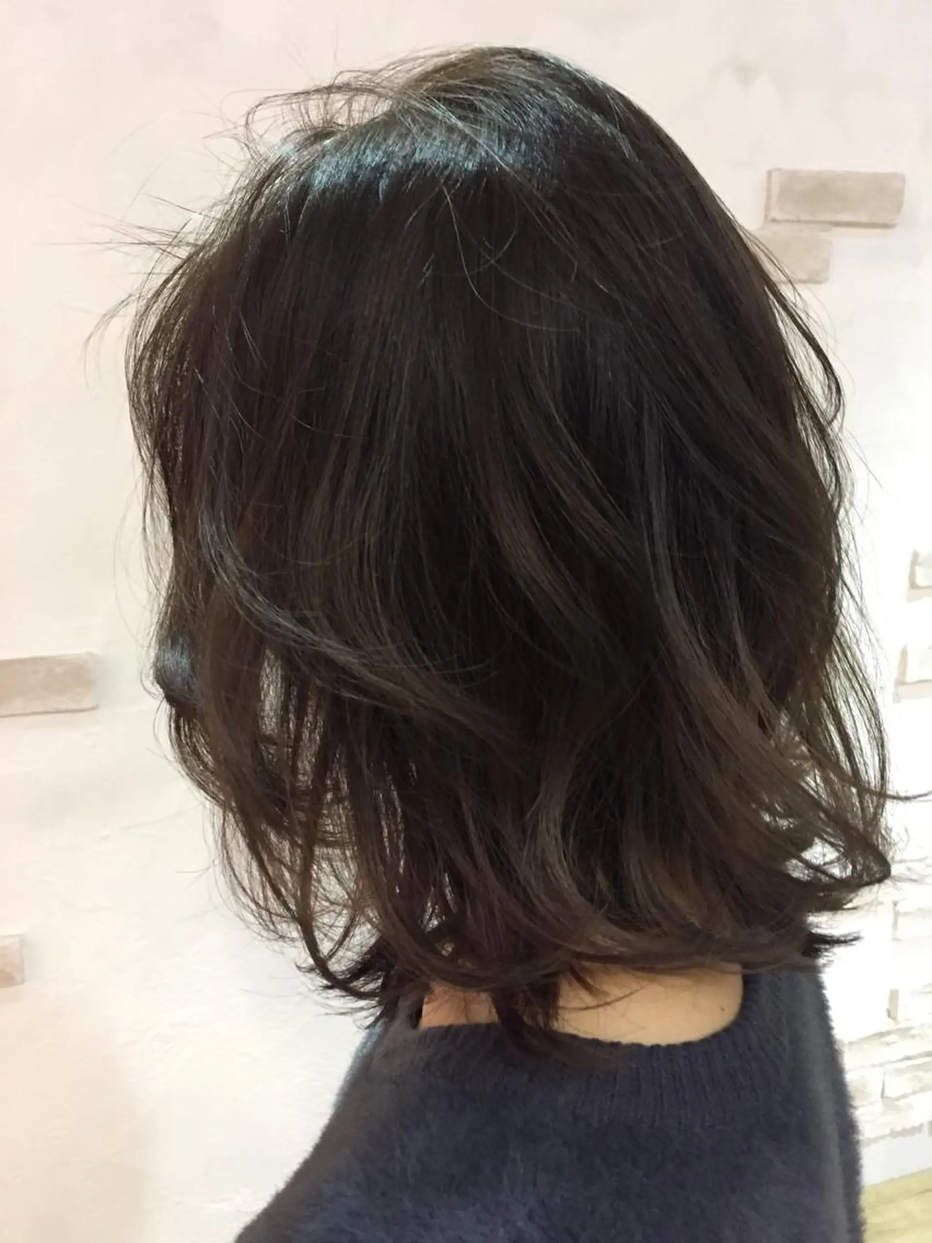 ミディアム カラー ハットリ /北習志野のヘアスタイル