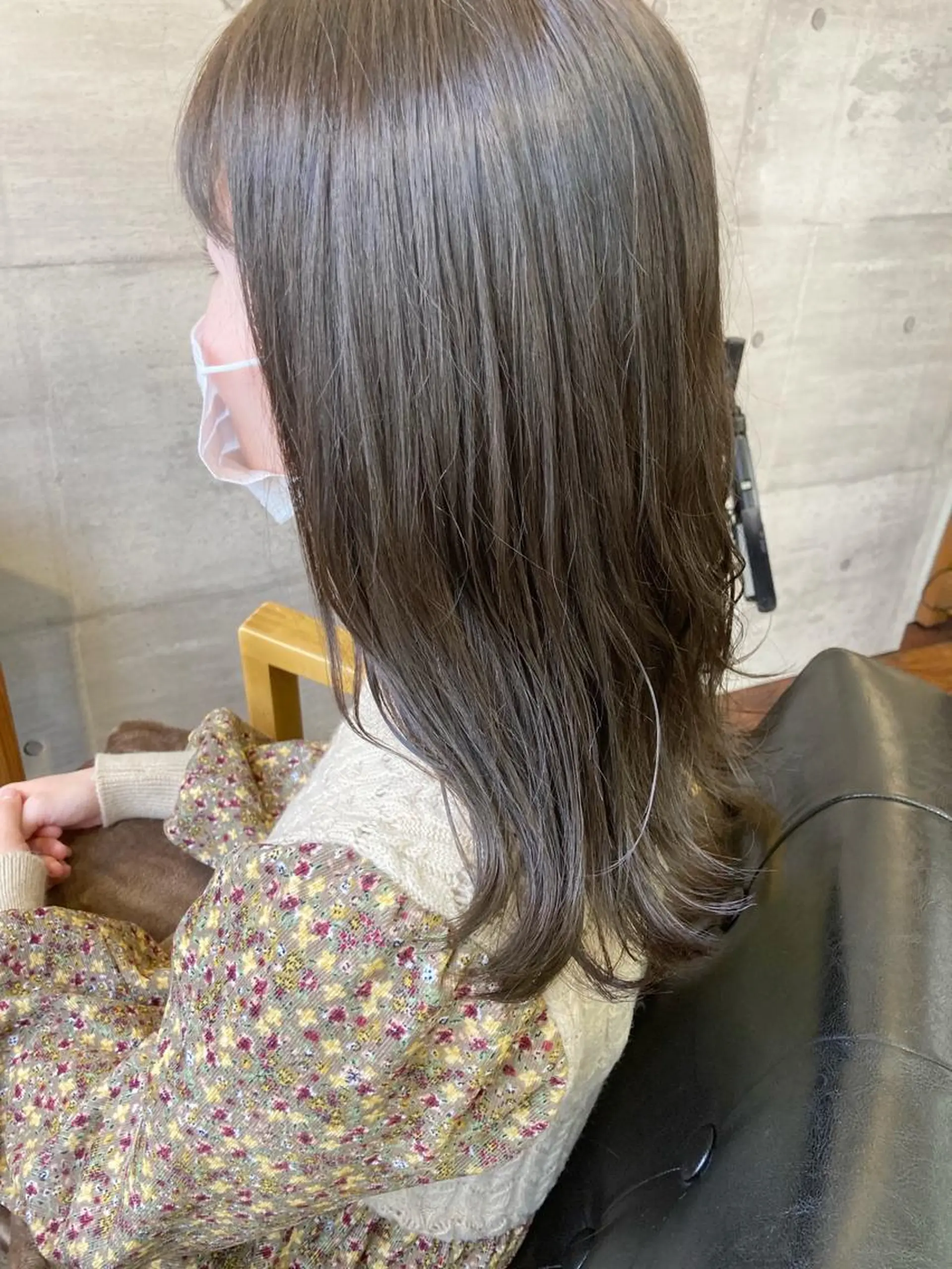 セミロング カラー 透明感カラー イルミナカラー トリートメント 小木曽智美 /ボブ/ショートのヘアスタイル