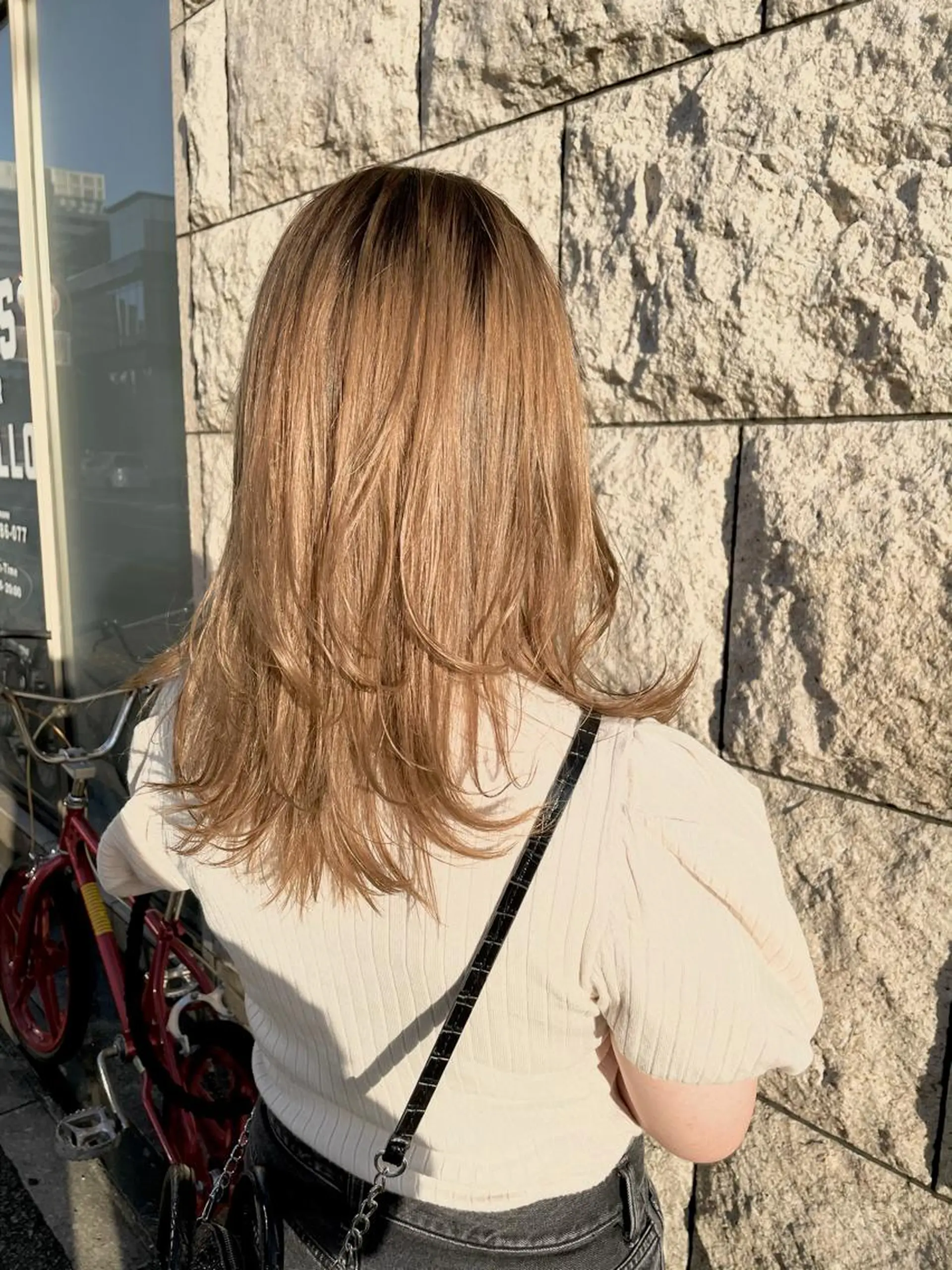 セミロング カラー OPShair　ANELLO所属・ショート/ボブ/ メンズ/縮毛矯正のヘアスタイル