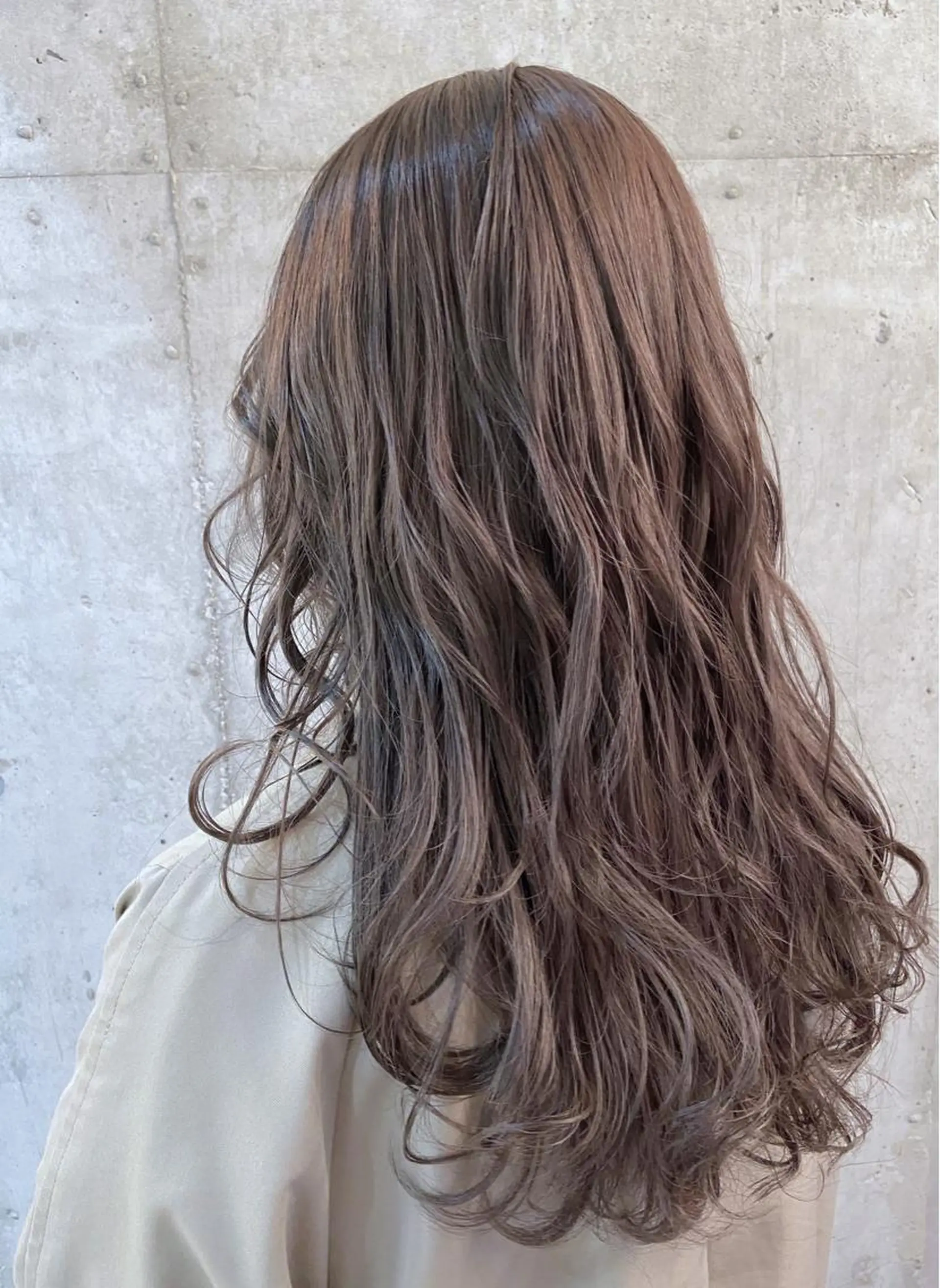 ロング カラー カット パーマ トリートメント ヘアセット ❤️カラー得意 🧡松浦睦樹❤️のヘアスタイル