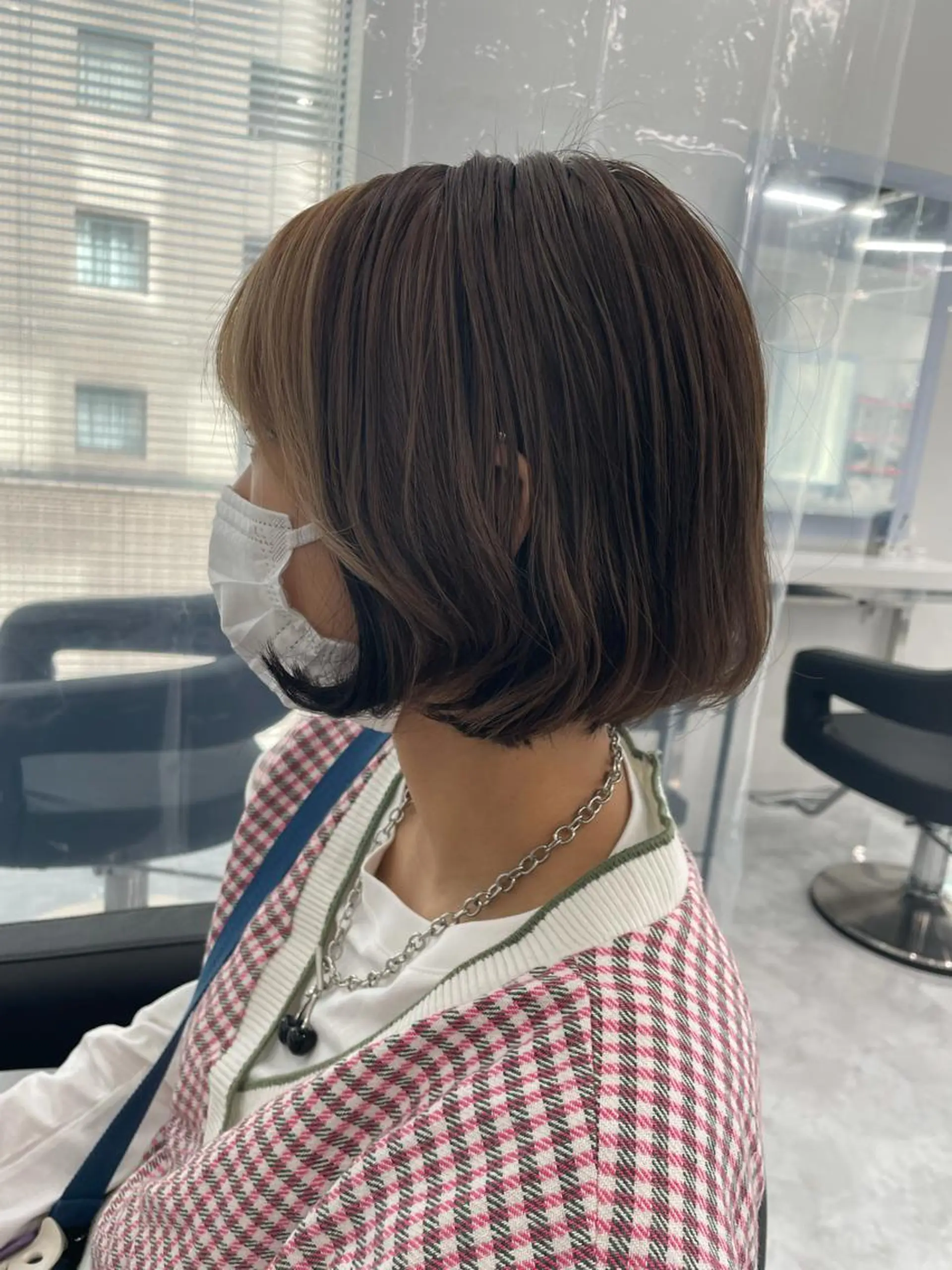 ミディアム Ella所属・nana【艶髪】/ レイヤー/縮毛矯正のヘアスタイル