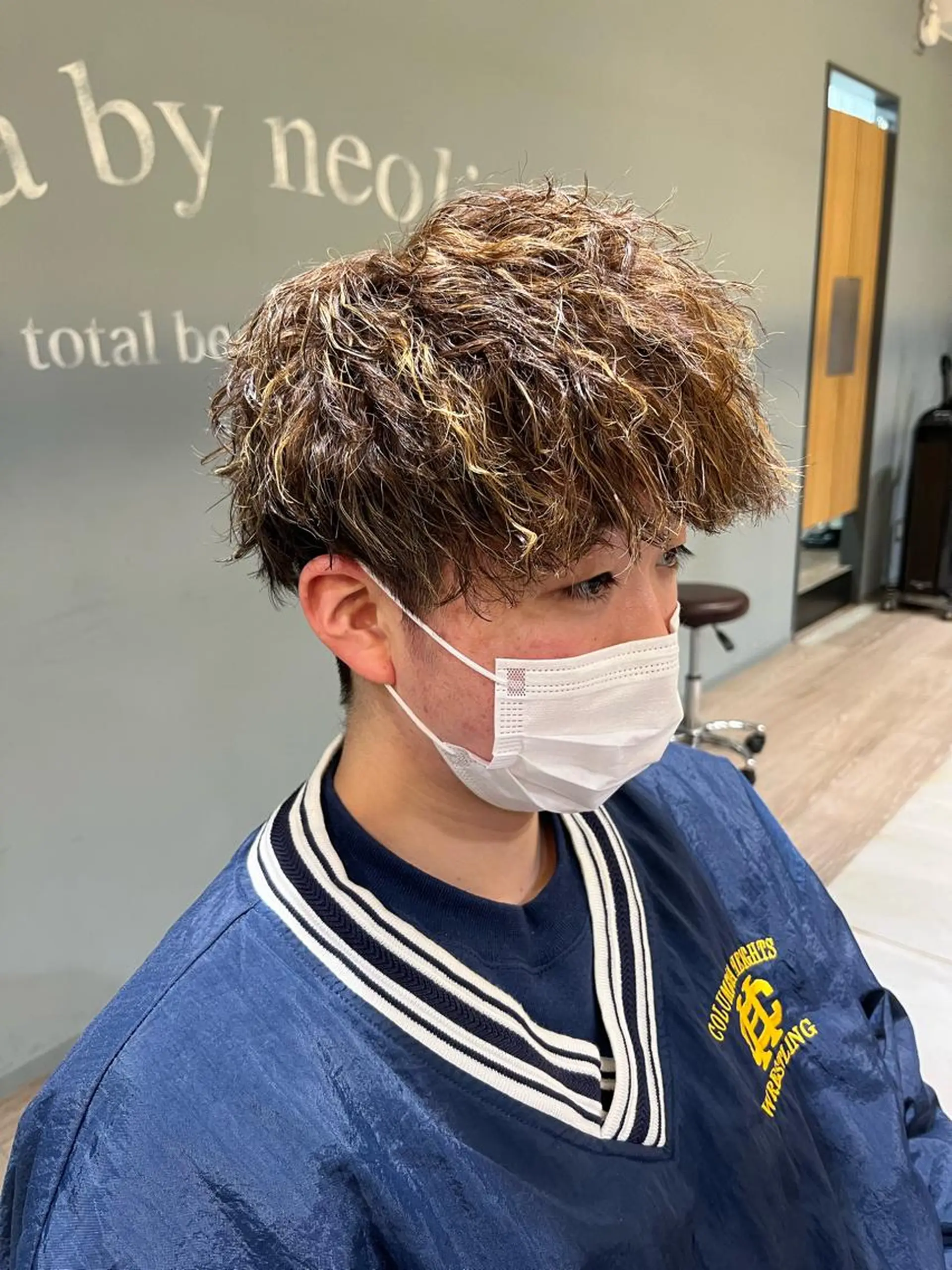 パーマ メンズ tata所属・メンズカット/ 外国人風/小嶺佑介のヘアスタイル