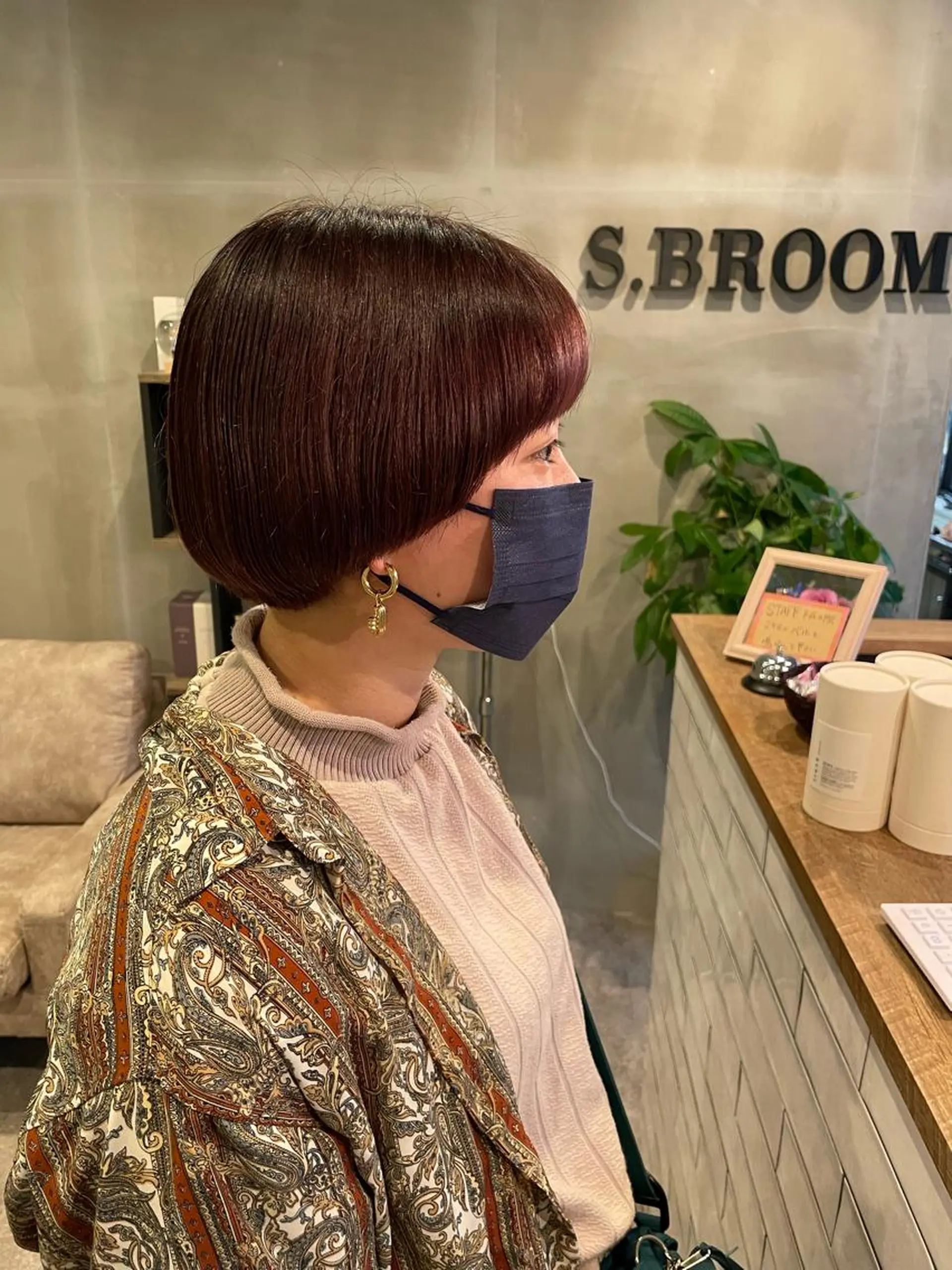 ショート カット S.BROOM なんばTAKUYAのヘアスタイル