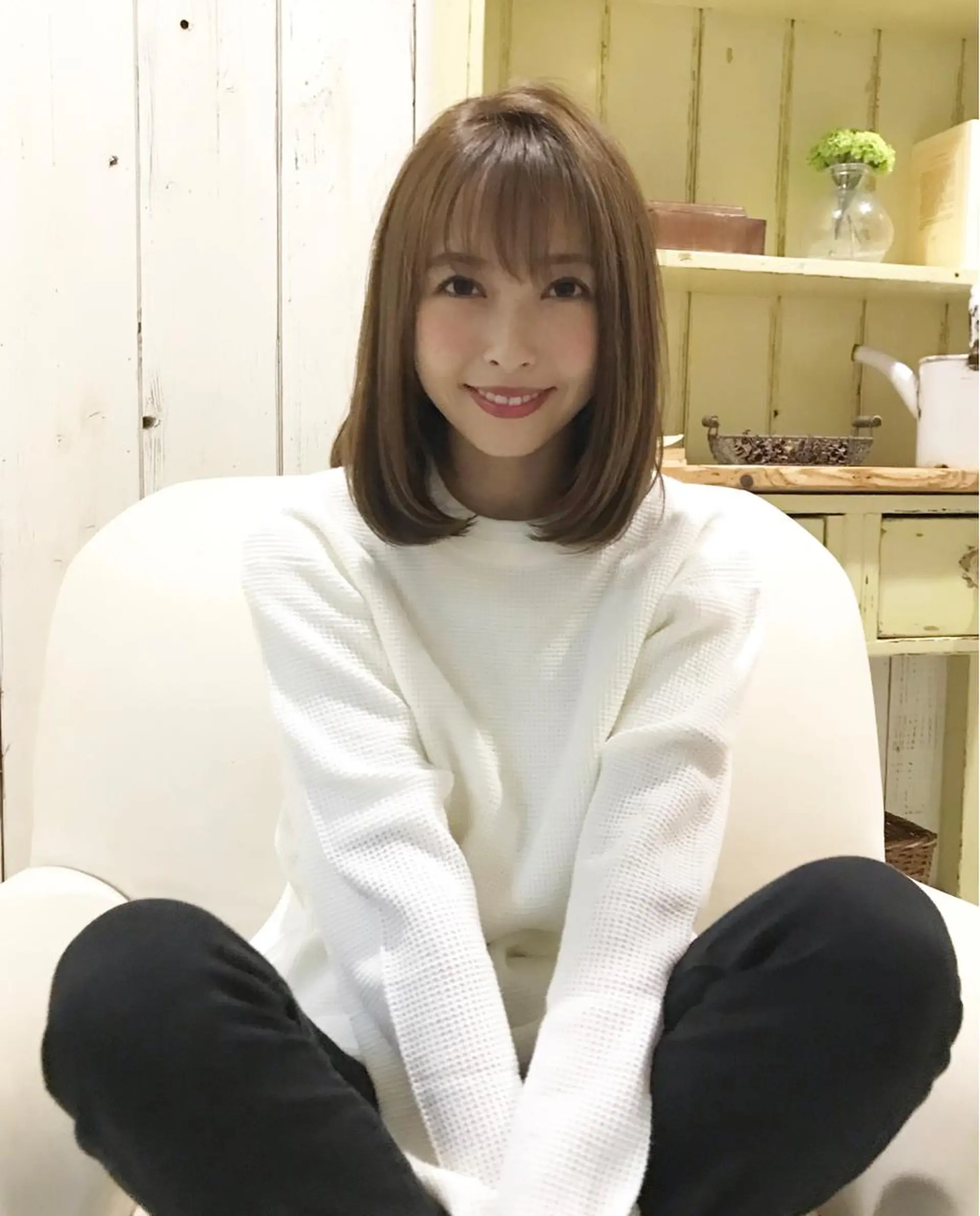 ミディアム カラー 髪質改善/縮毛矯正/ ボブ/店長/槌矢圭悟のヘアスタイル