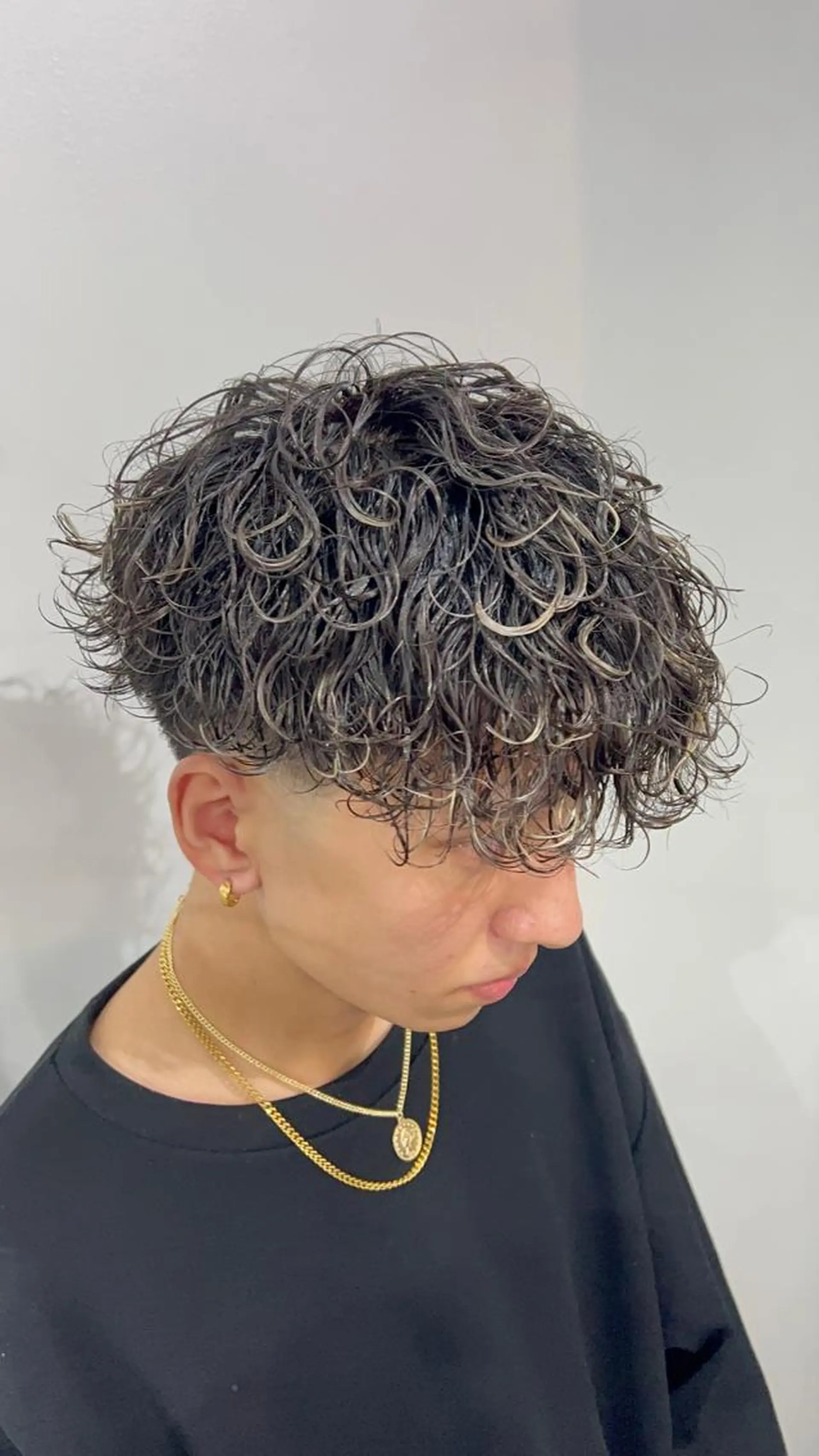 パーマ メンズ メンズパーマ 波巻きパーマ Je suis heureuse Tres所属・✨骨格矯正メンズ特化 美容師公平✨のヘアスタイル