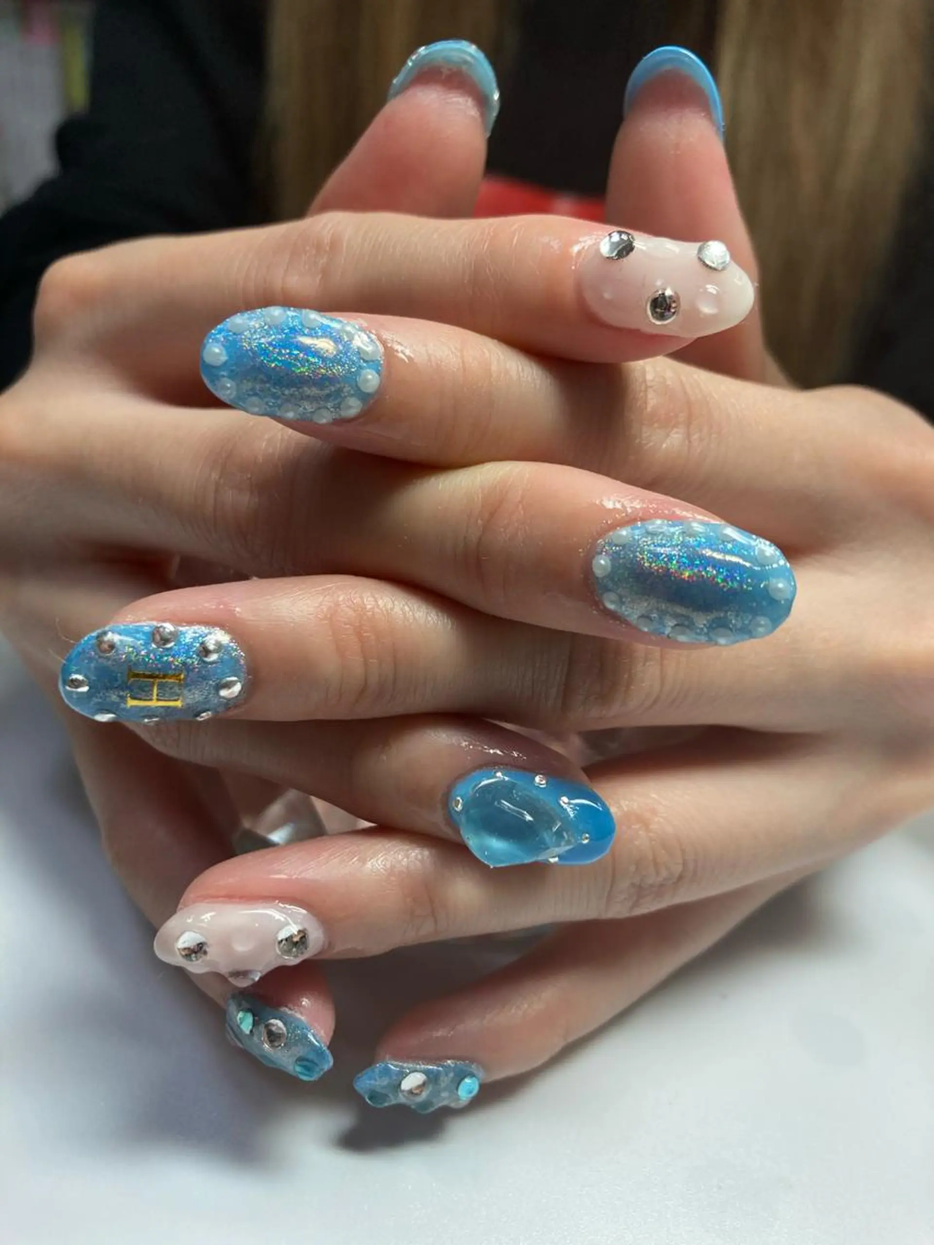 ミディアム ネイル nail yukkoのネイルデザイン