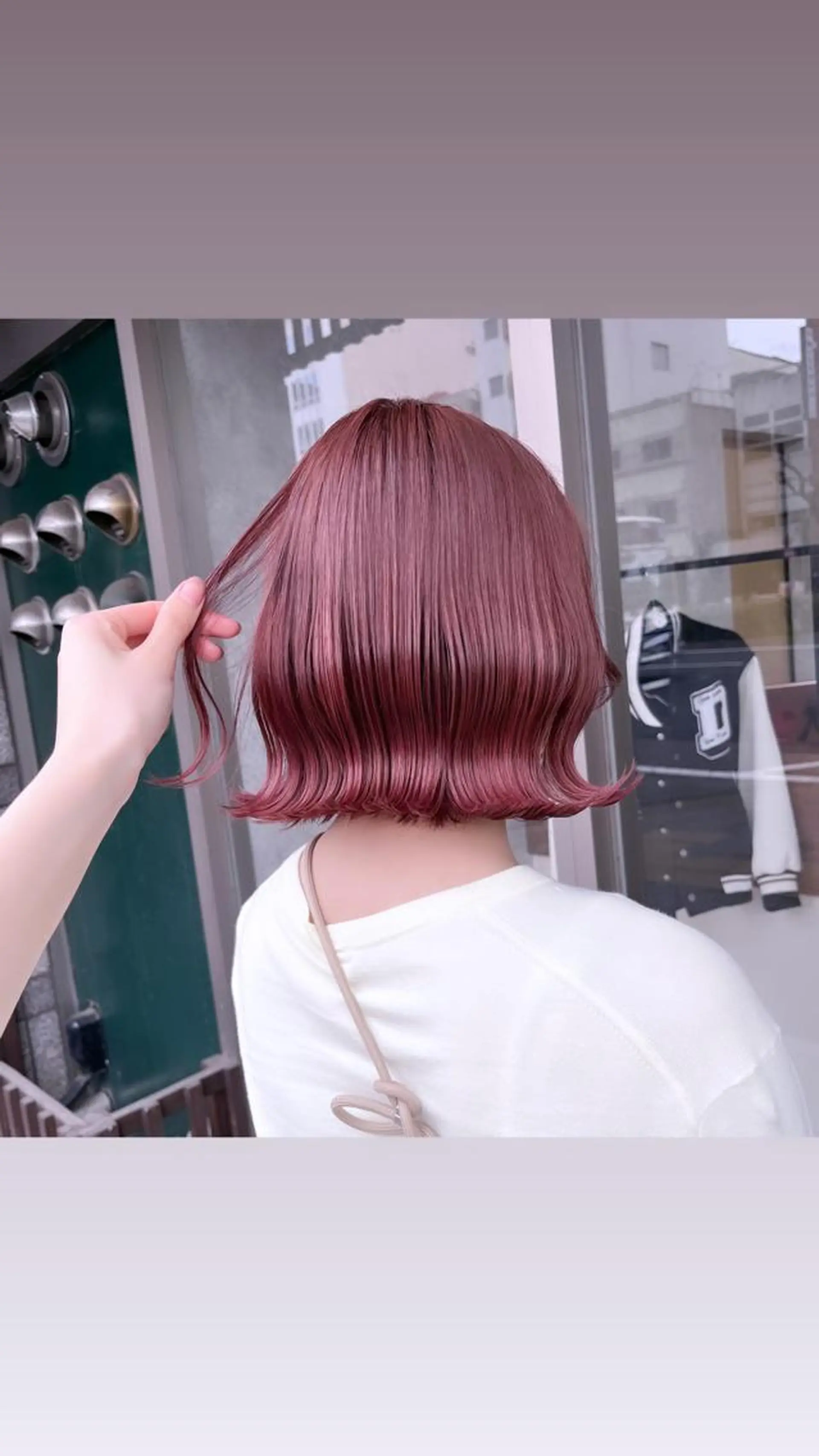 ショート カラー あ あのヘアスタイル