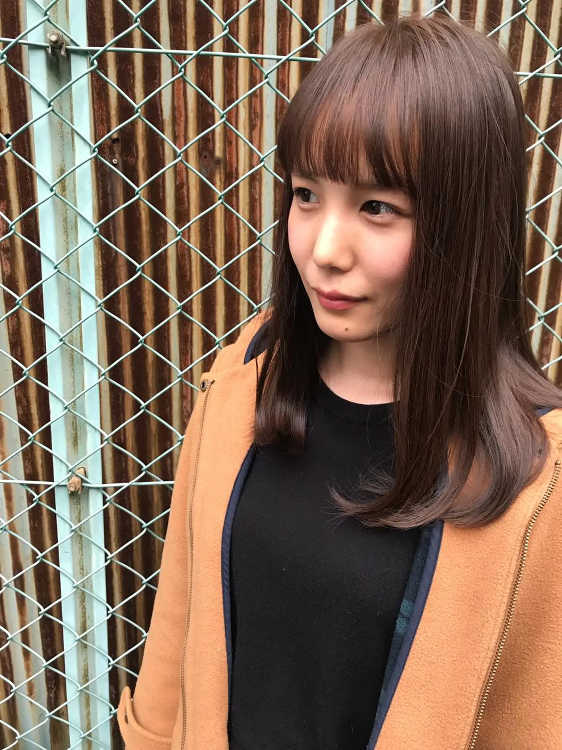 ミディアム カラー ヘアアレンジ アッシュ Hair＆ＭakeEPIC所属・hair &make EPICRUMIのヘアスタイル