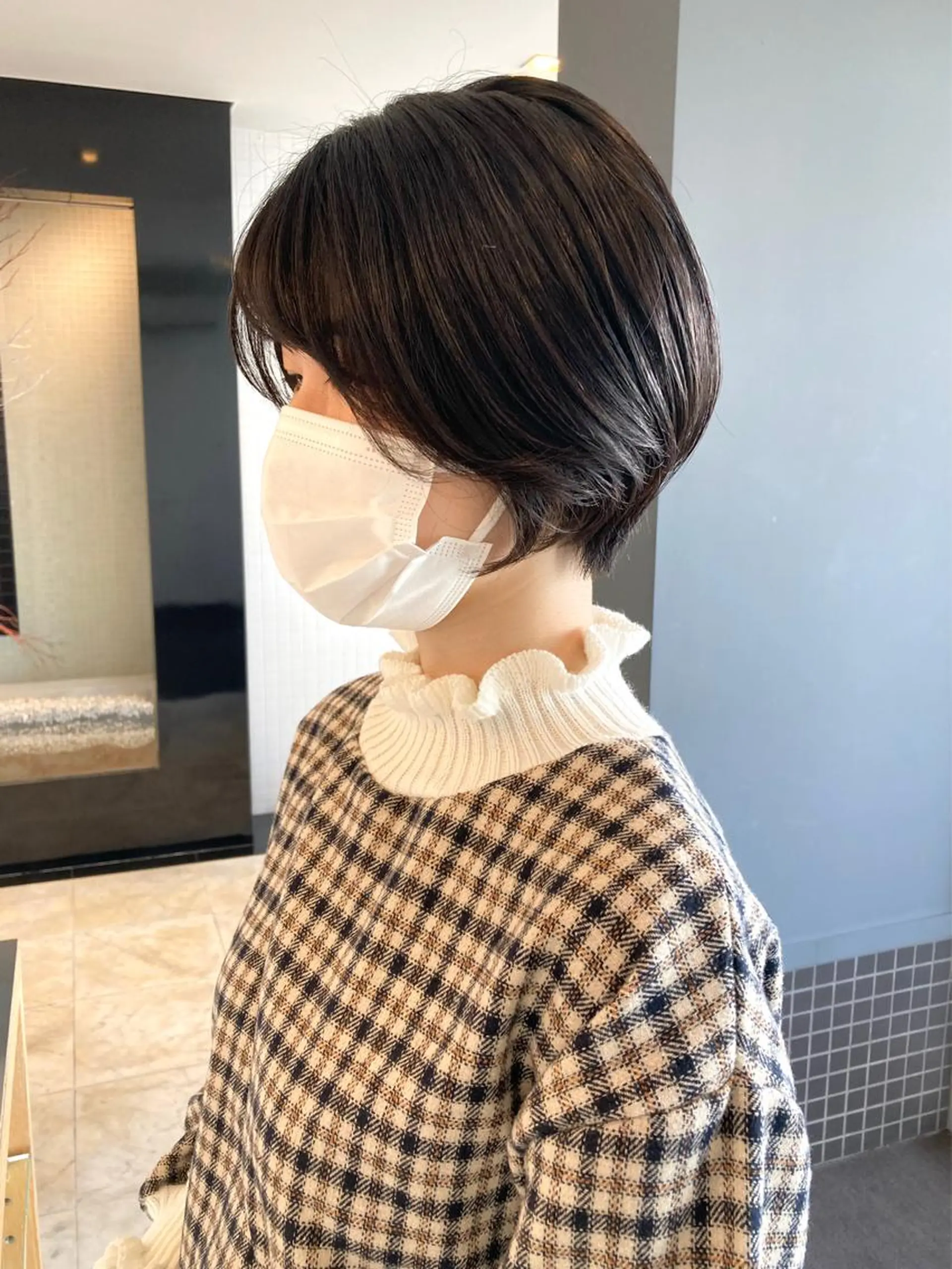 ショート カット ヘアカラー トリートメント 村本 千優のヘアスタイル