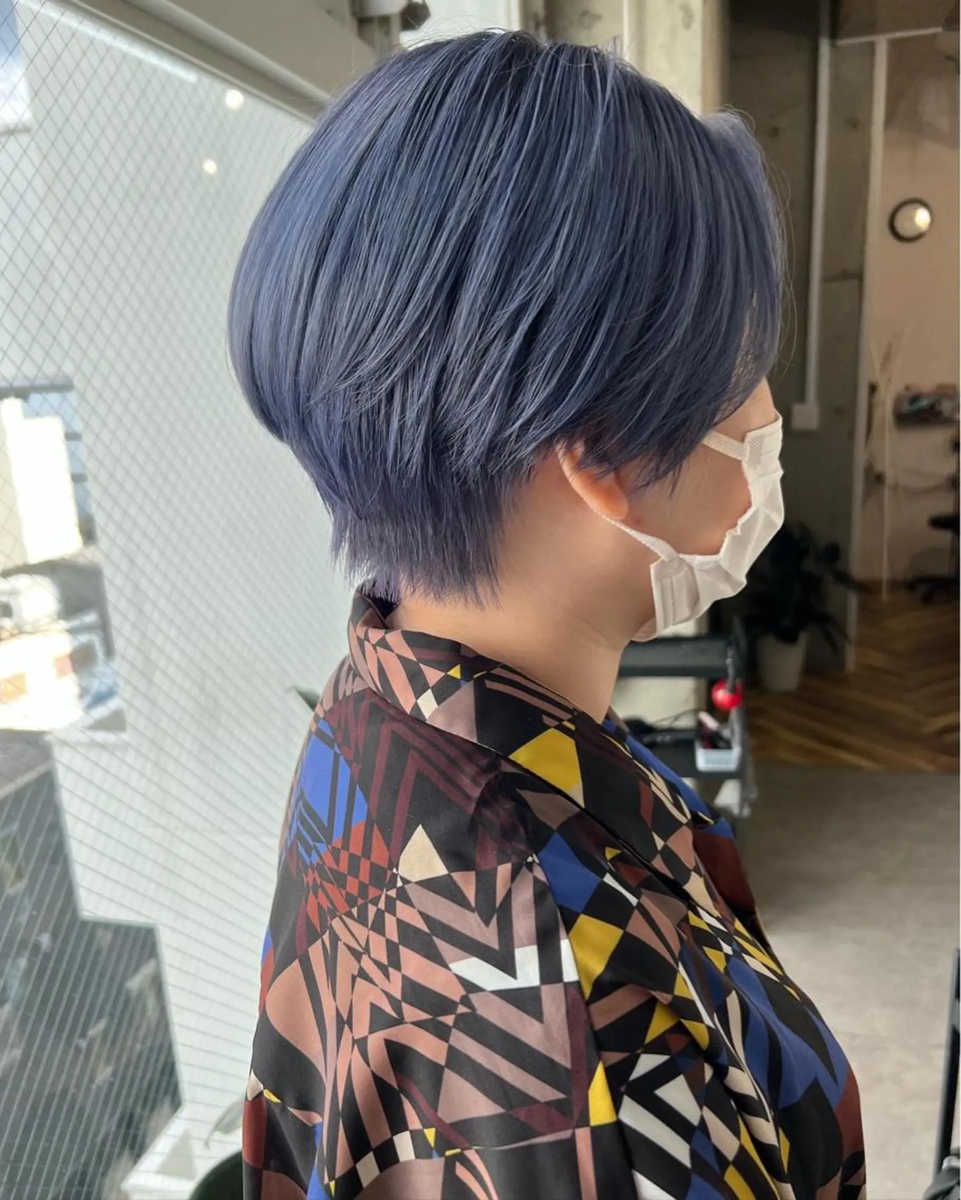 ショート カラー バレイヤージュ ブリーチ ケアブリーチ ハイライトカラー インナーカラー ヘアカラー トリートメント lani 天神大名/ブリーチのヘアスタイル