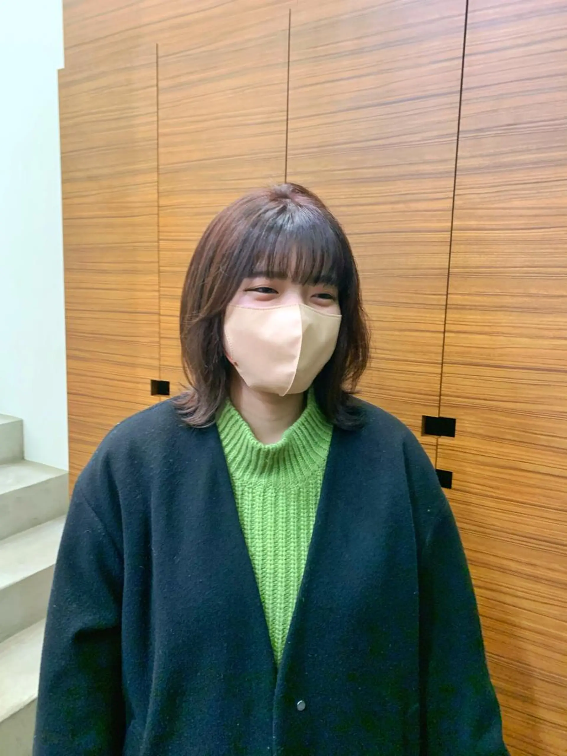 ミディアム カラー カット ヘアカラー aoi /パーマ /まるみショートのヘアスタイル