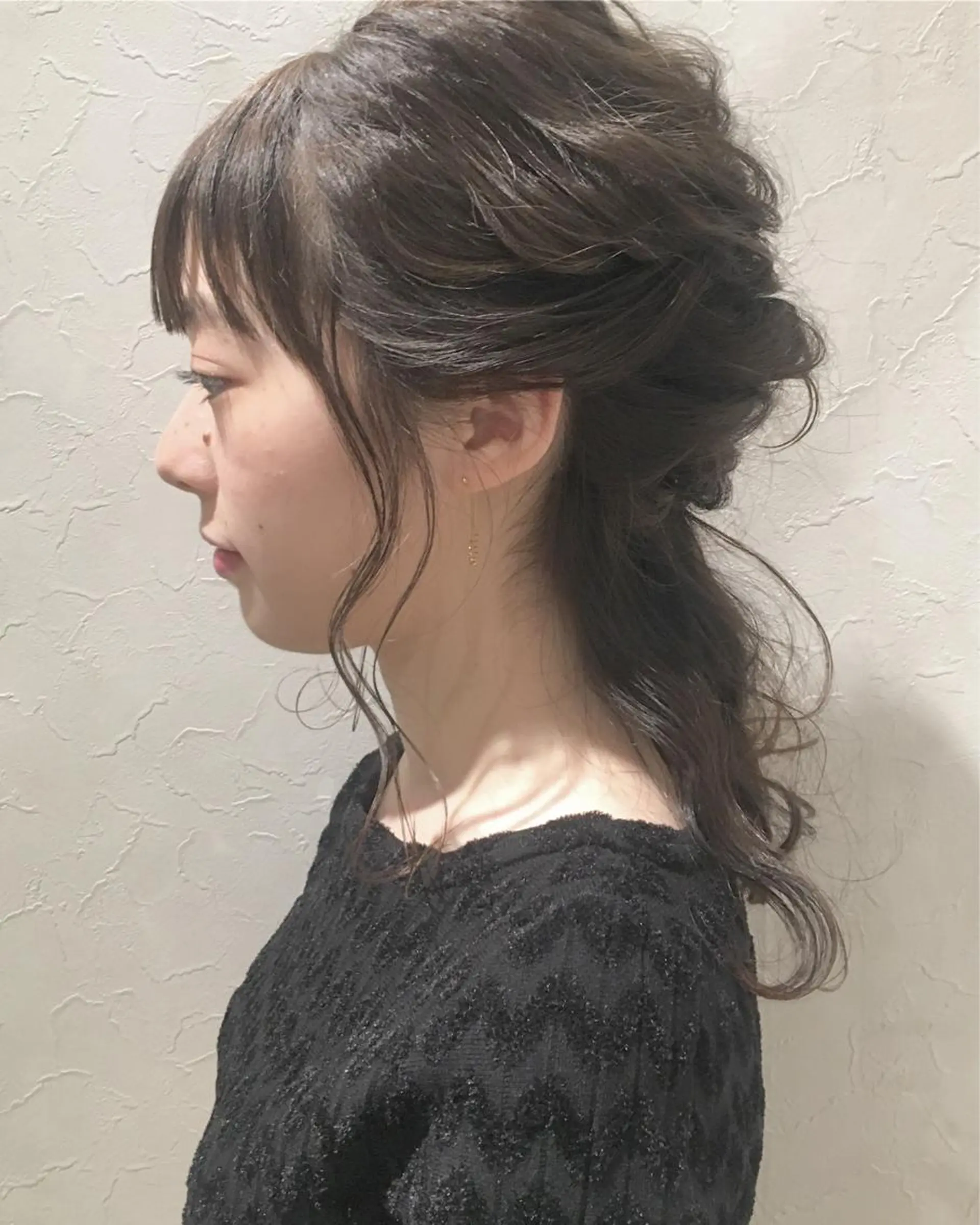 セミロング ヘアアレンジ nakahara madokaのヘアスタイル
