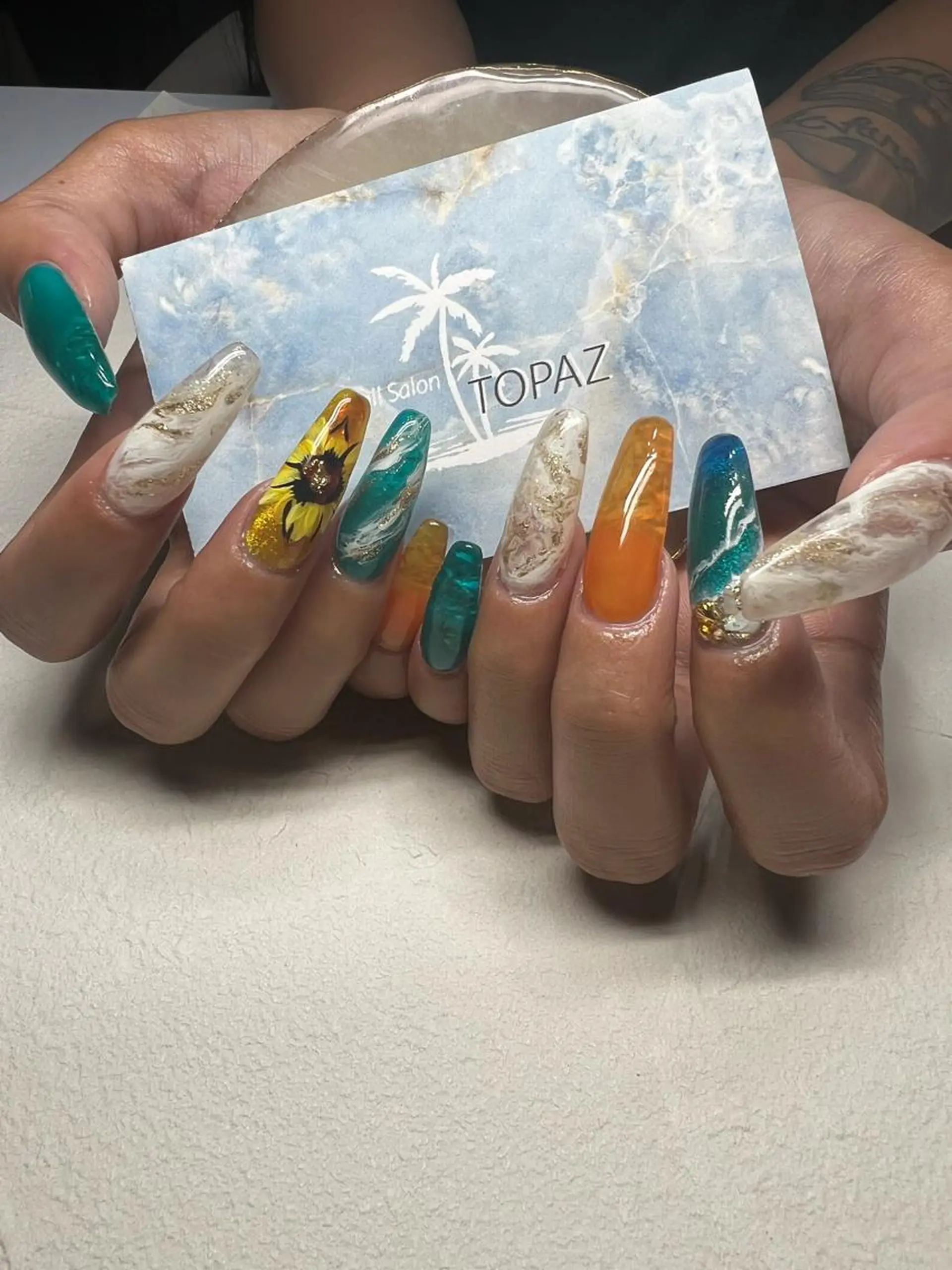ネイル Nail Salon   TOPAZ所属・TOPAZ Ayumiのネイルデザイン