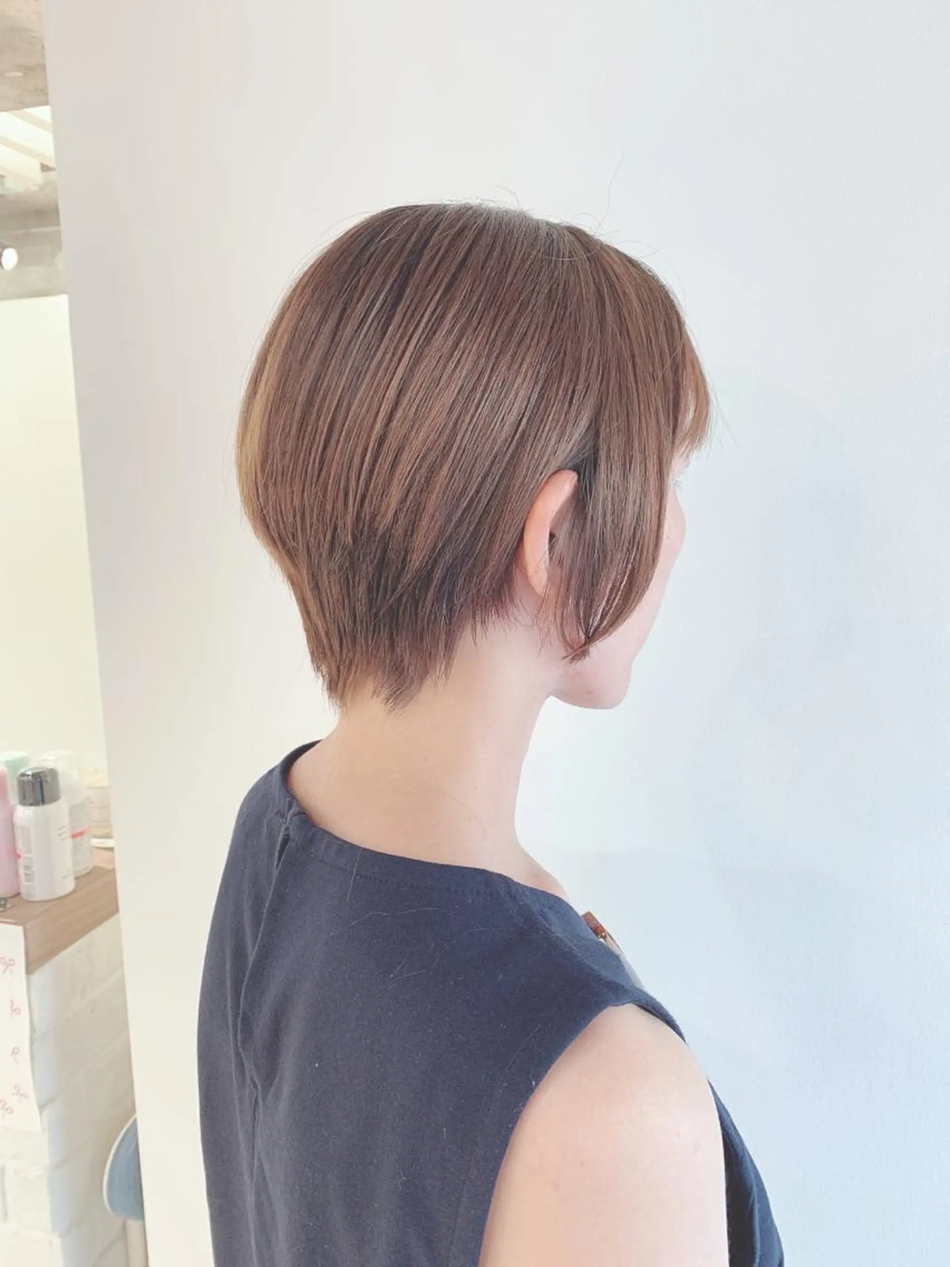 ショート カラー カット ヘアカラー なりたいが叶う ながしまじゅんきのヘアスタイル