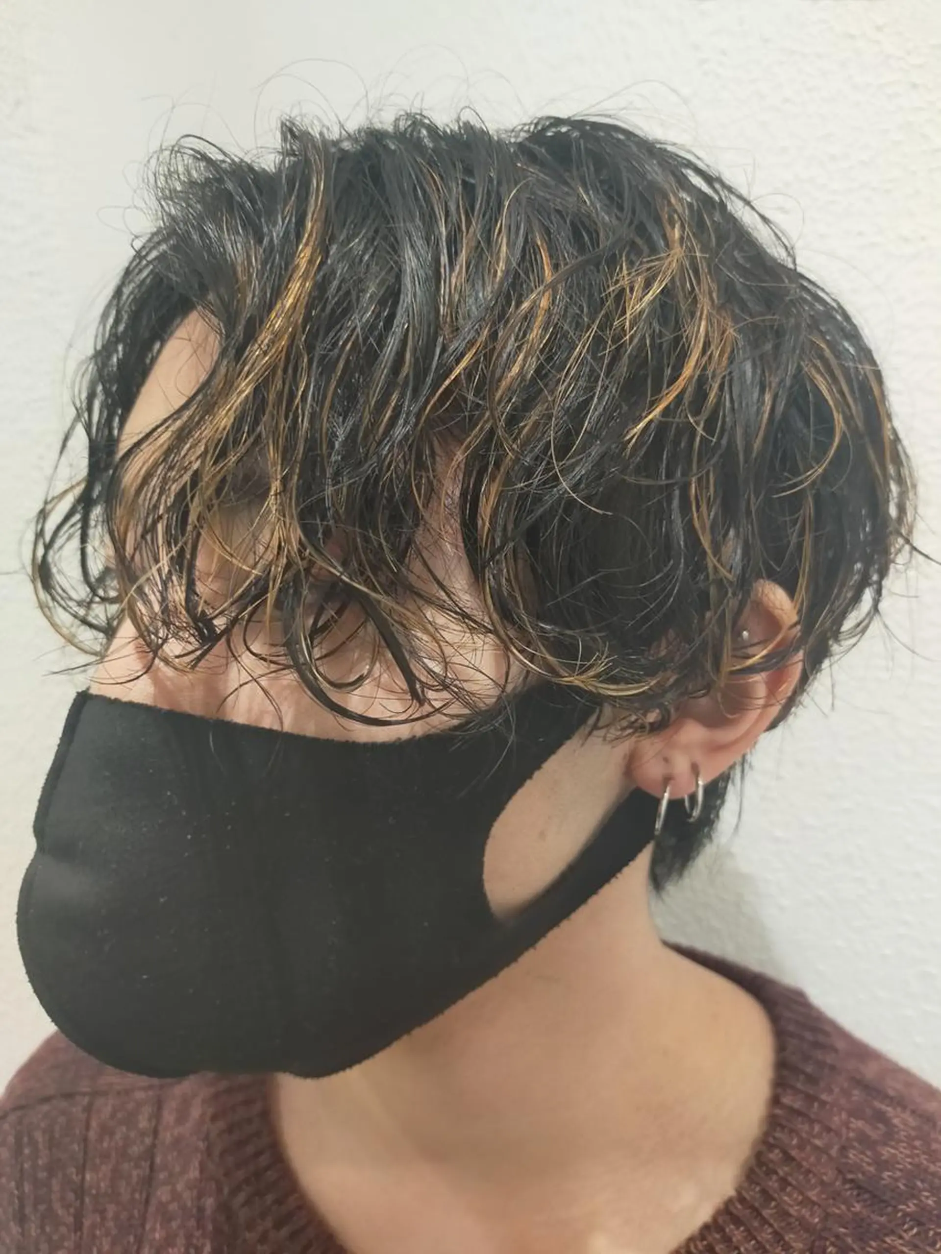 メンズ パーマ カラー Ash 店長 木村 和人のヘアスタイル