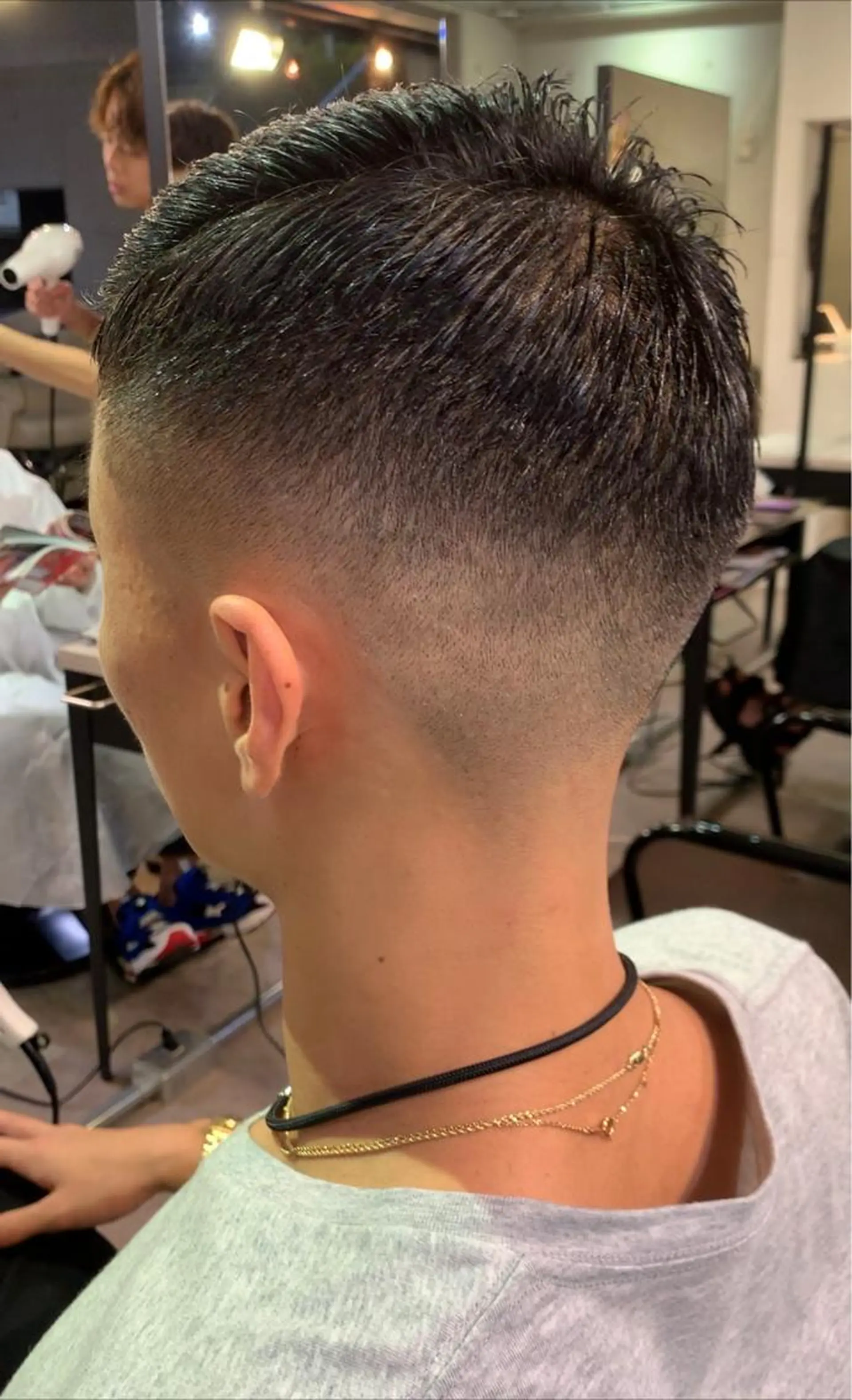 ショート トリートメント 及川シゲル 髪質改善講師のヘアスタイル