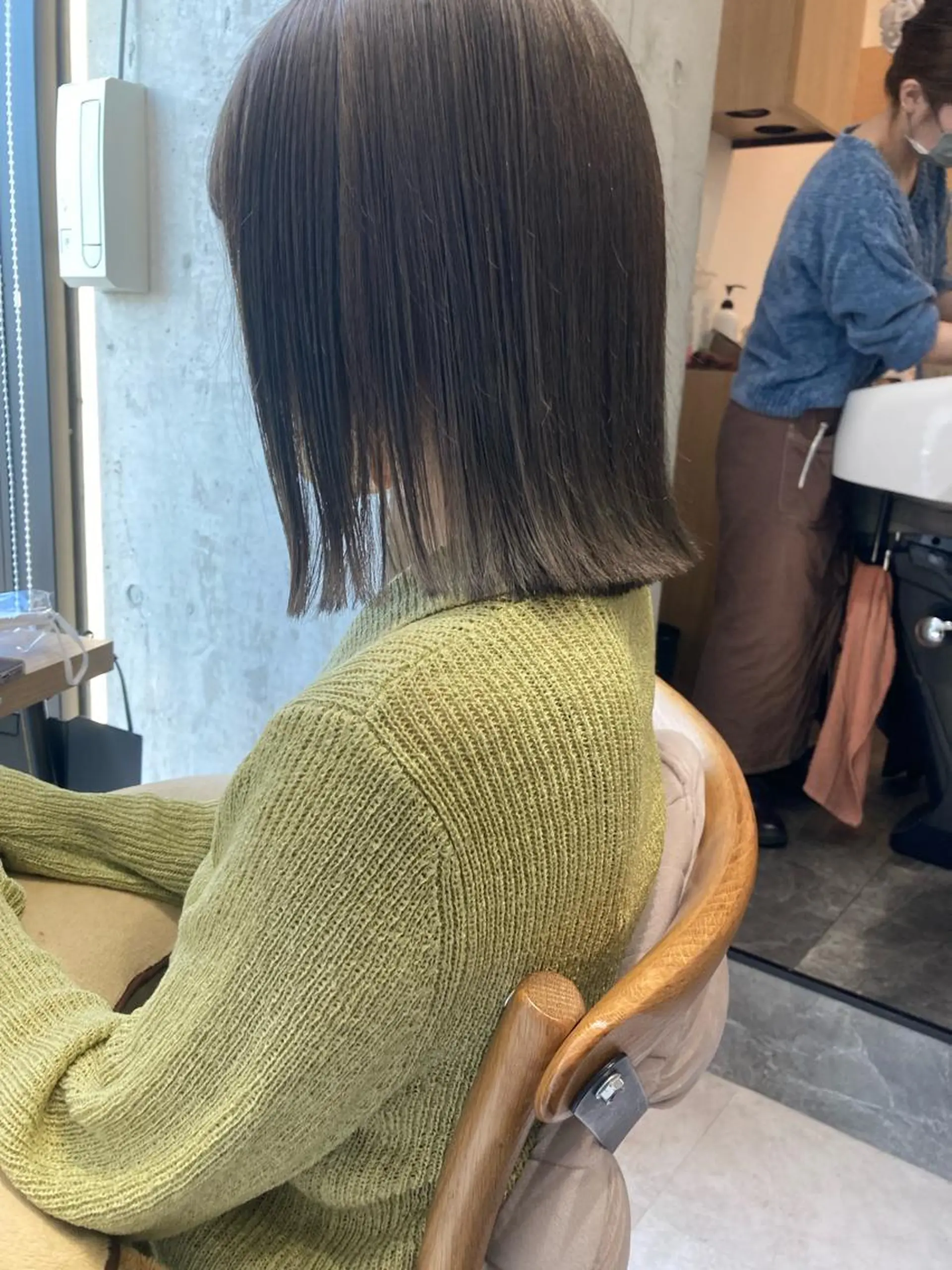 ショート ヘアカラー トリートメント ✨色持ちの良い艶 カラー✨蟹江真世のヘアスタイル