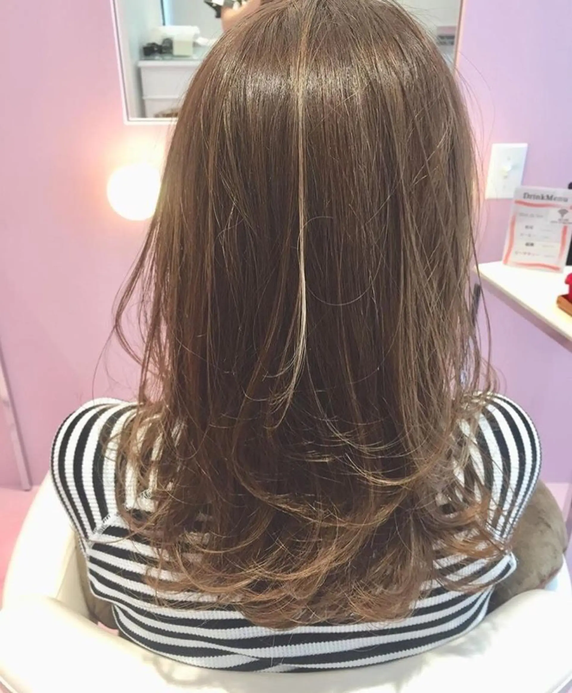 セミロング カット ヘアカラー トリートメント 所渉/韓国レイヤー /ウルフカットのヘアスタイル