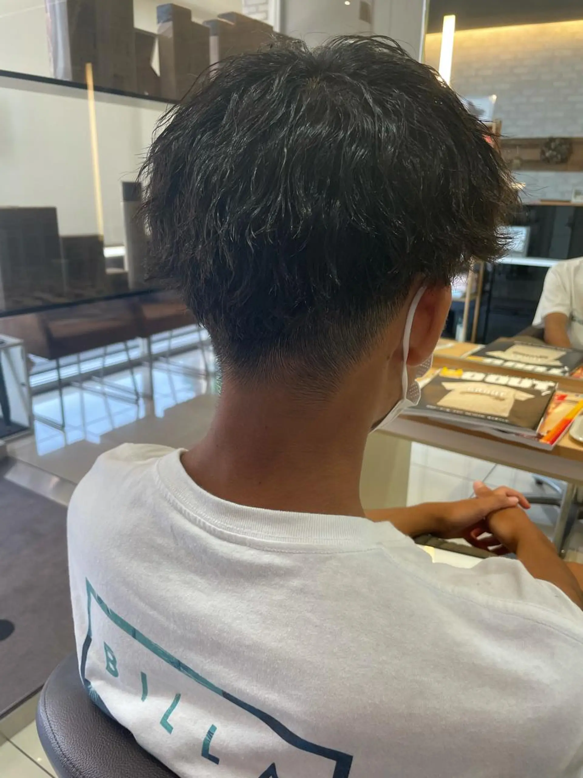 パーマ メンズ ザクザクレイヤー 🍀/ブリーチ/小田のヘアスタイル