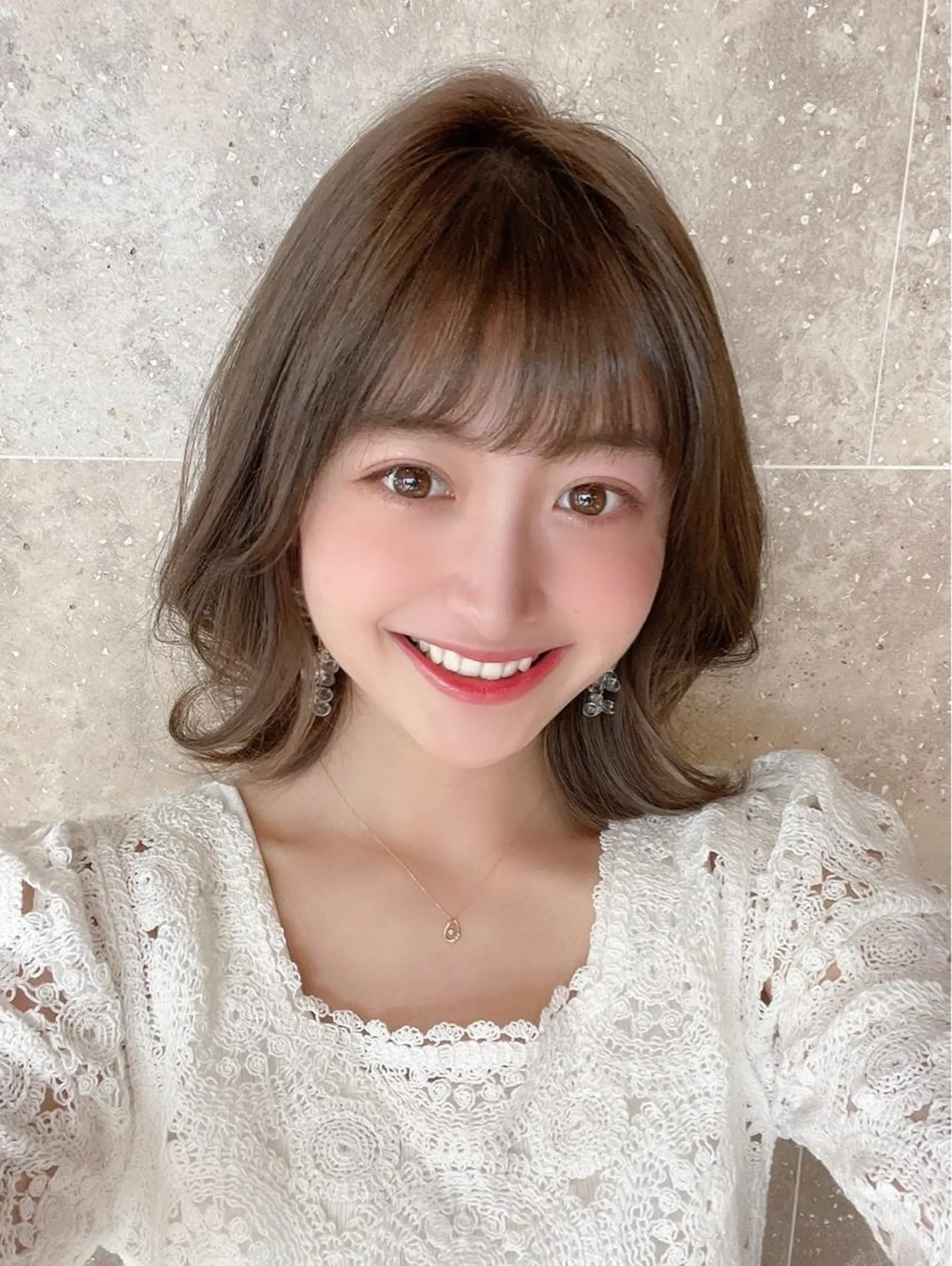 ミディアム カラー パーマ AFLOAT TOKYOのヘアスタイル