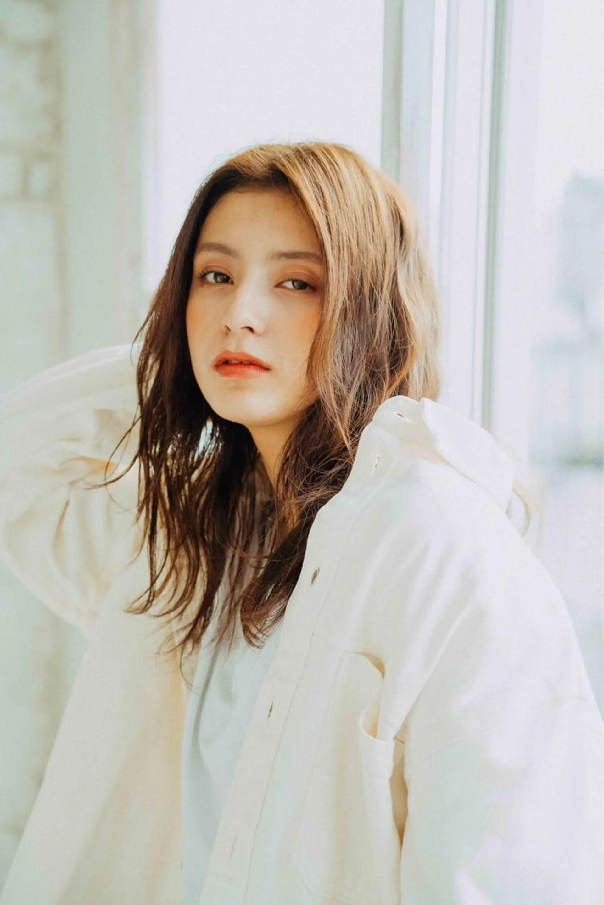 ロング カラー パーマ ヘアアレンジ メンズ キッズ ネイル マツエク・マツパ メンズウルフカット アディクシーカラー 透明感カラー ボブ ウルフカット unu hair所属・藤井 仁紀のヘアスタイル