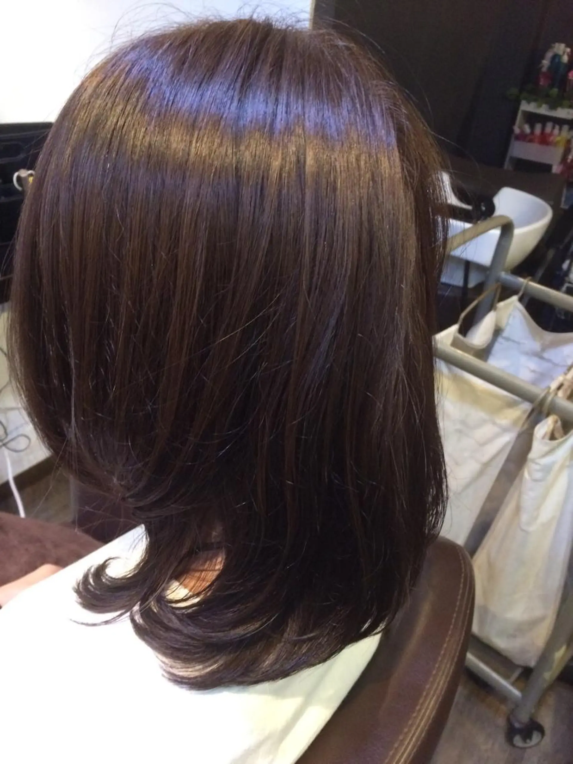 セミロング カラー アッシュ ベージュカラー 黒髪 37  beauty salon所属・熊谷直樹 カット／無料のヘアスタイル