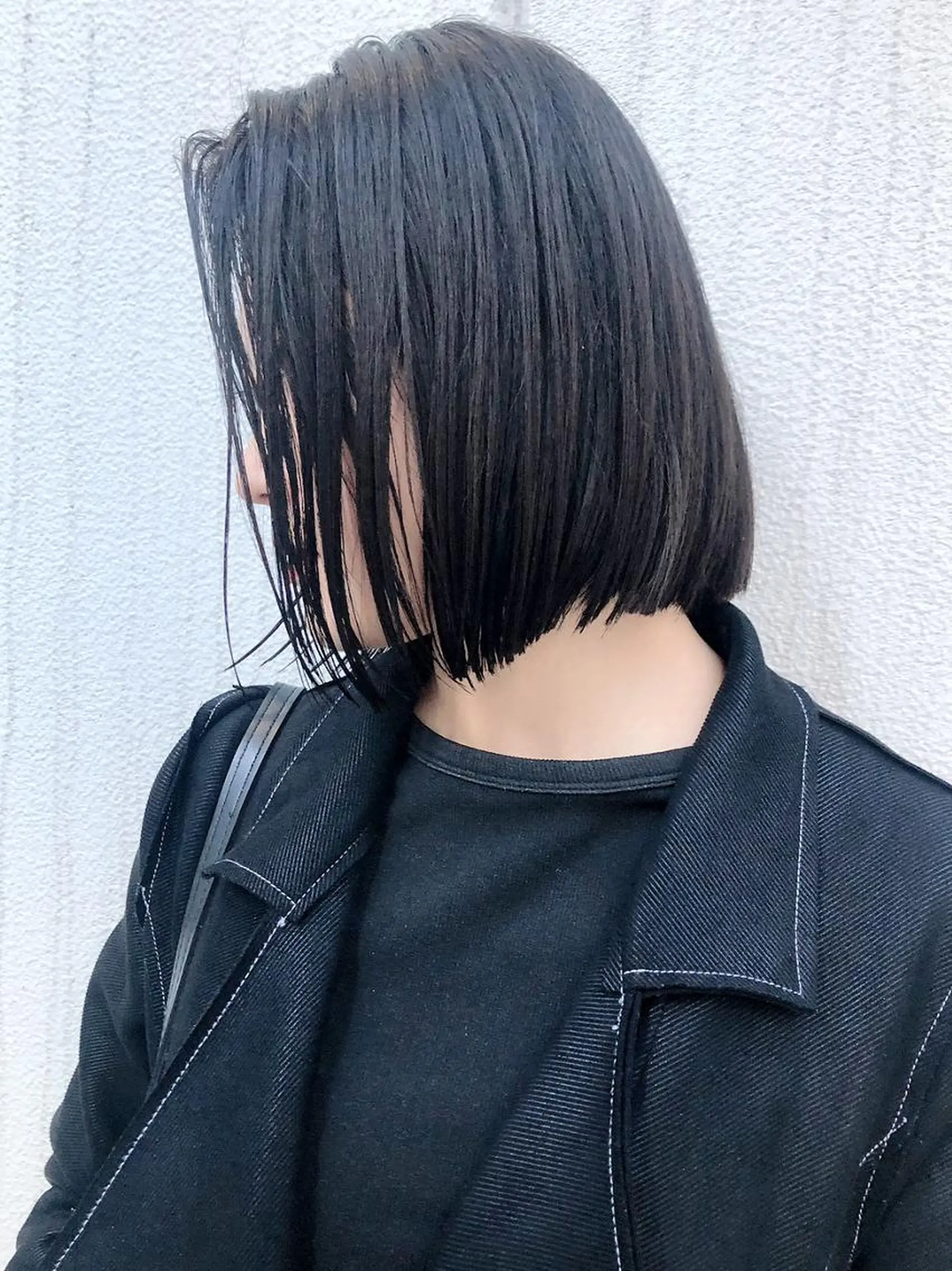 ミディアム カラー パーマ ヘアアレンジ ワンレンボブ ボブ ストレートパーマ ITbyALBUM 浦和店のヘアスタイル