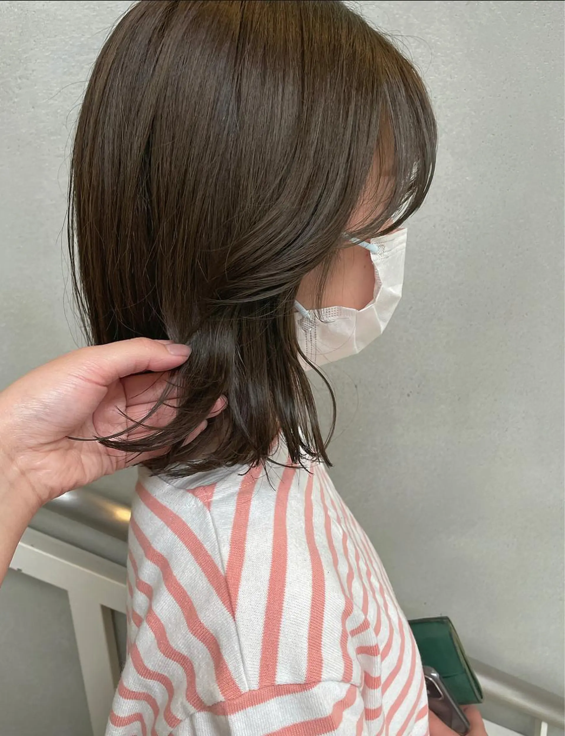 ミディアム カラー ベージュカラー オリーブベージュ 沖縄/ヘアアレンジ /ナカノのヘアスタイル