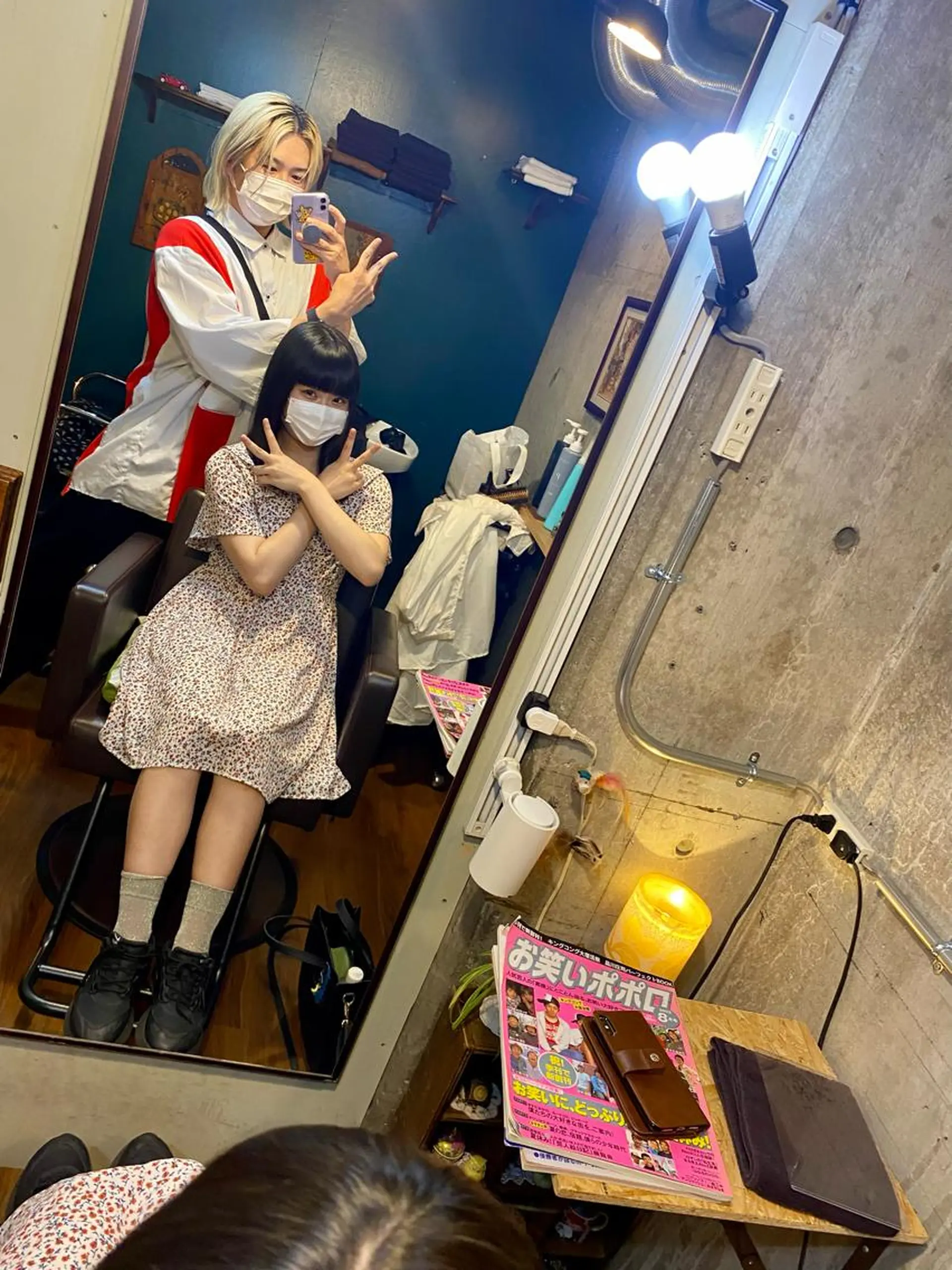 セミロング ✂︎美容師芸人👑 コモリギャルソンのヘアスタイル
