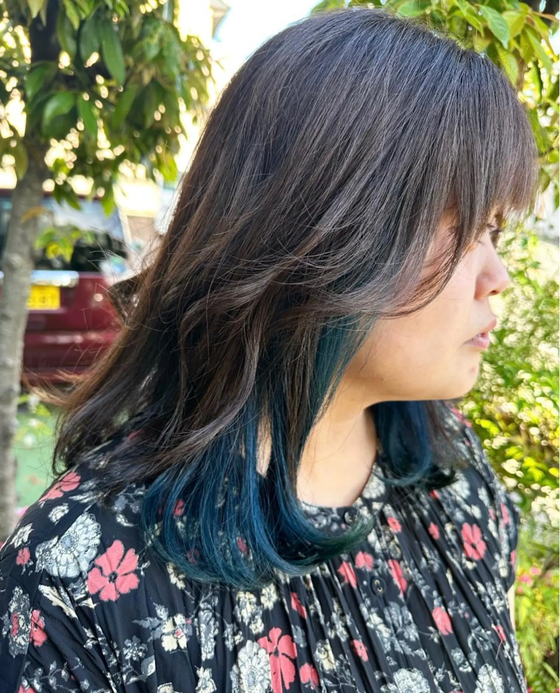 セミロング カラー 那須 颯太のヘアスタイル