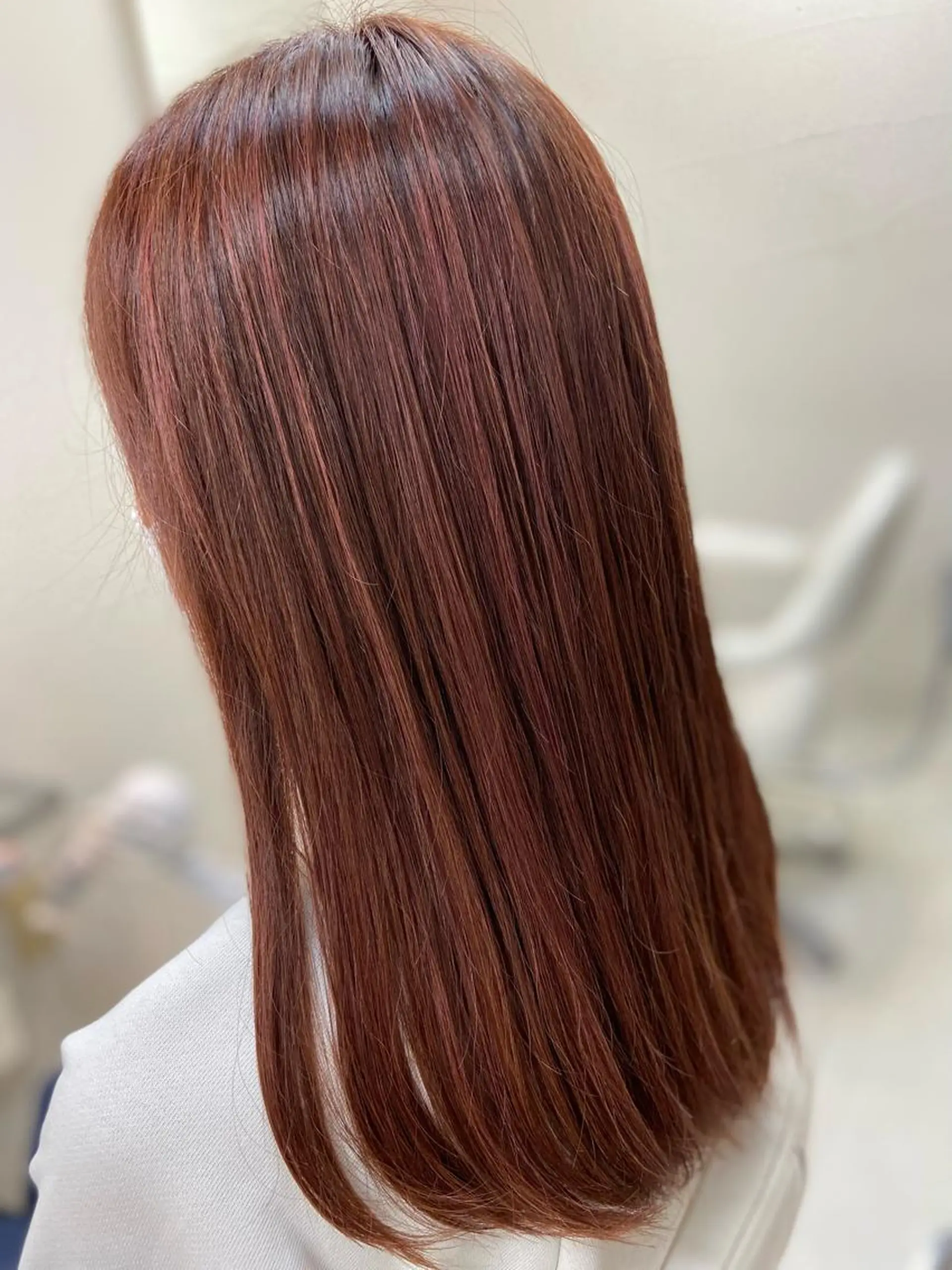 ロング カラー ブリーチ ハイライトカラー ピンクカラー ハイライト カット ヘアカラー トリートメント 菊地 美憂のヘアスタイル