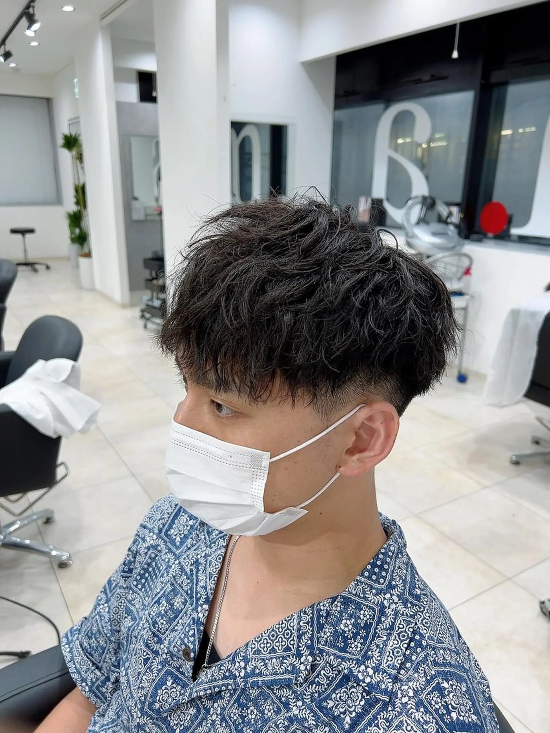 パーマ メンズ カット ヘッドスパ 伊藤 海のヘアスタイル