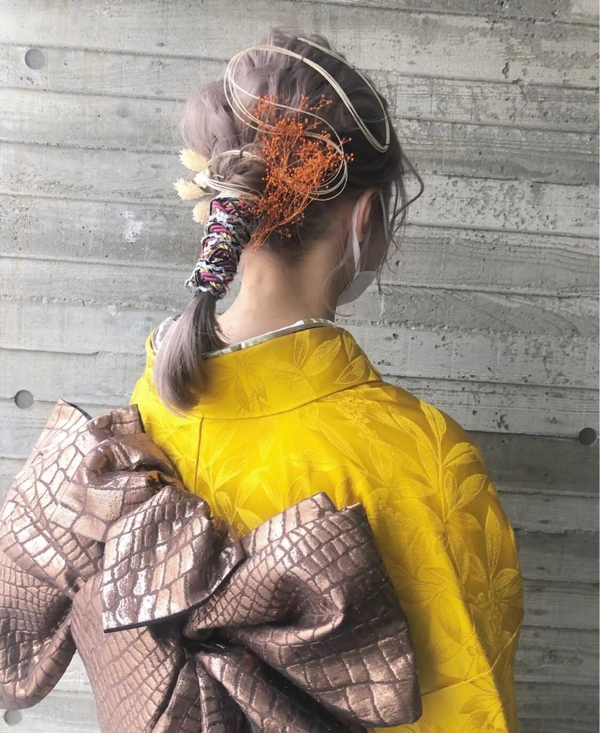 セミロング カラー ヘアアレンジ nakahara madokaのヘアスタイル