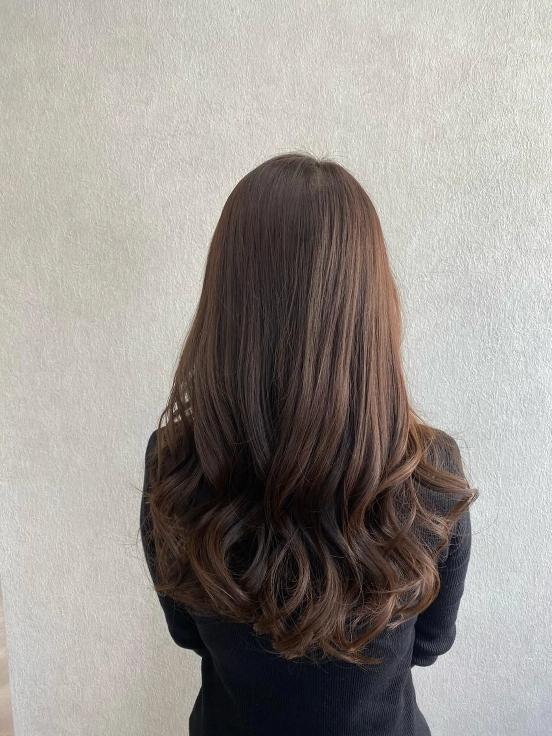 ロング カラー ブラウンカラー カット トリートメント tocca 💜石田愛結💜のヘアスタイル